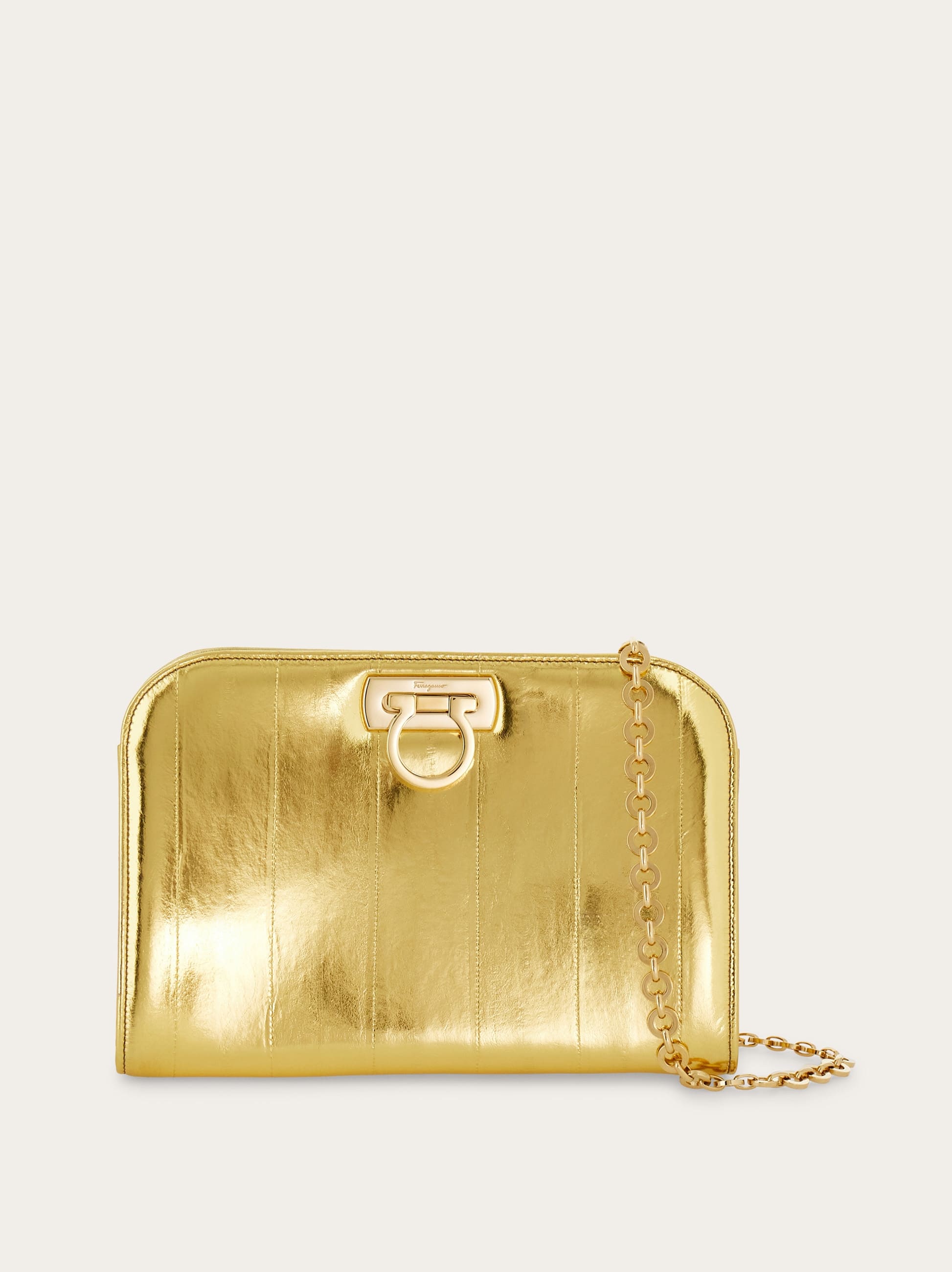 Ferragamo Donna Clutch Diana Oro