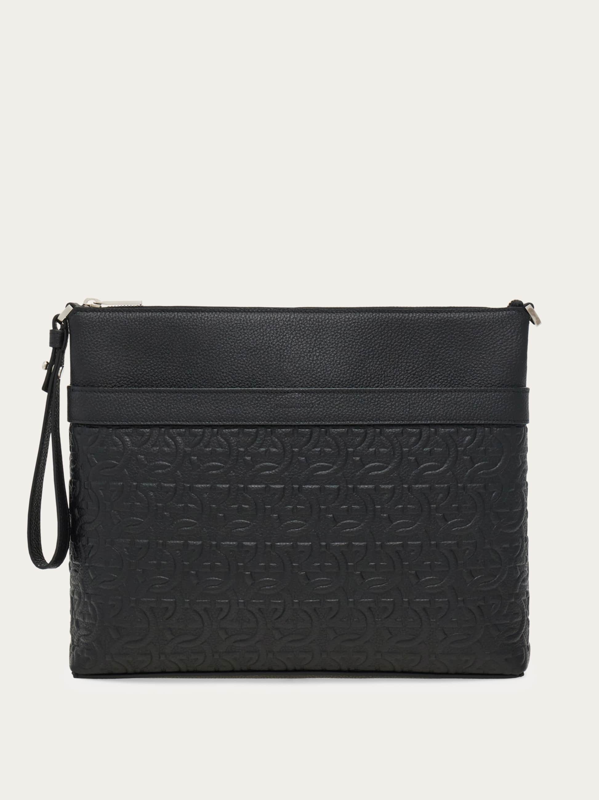 Ferragamo Uomo Borsa messenger Gancini Nero