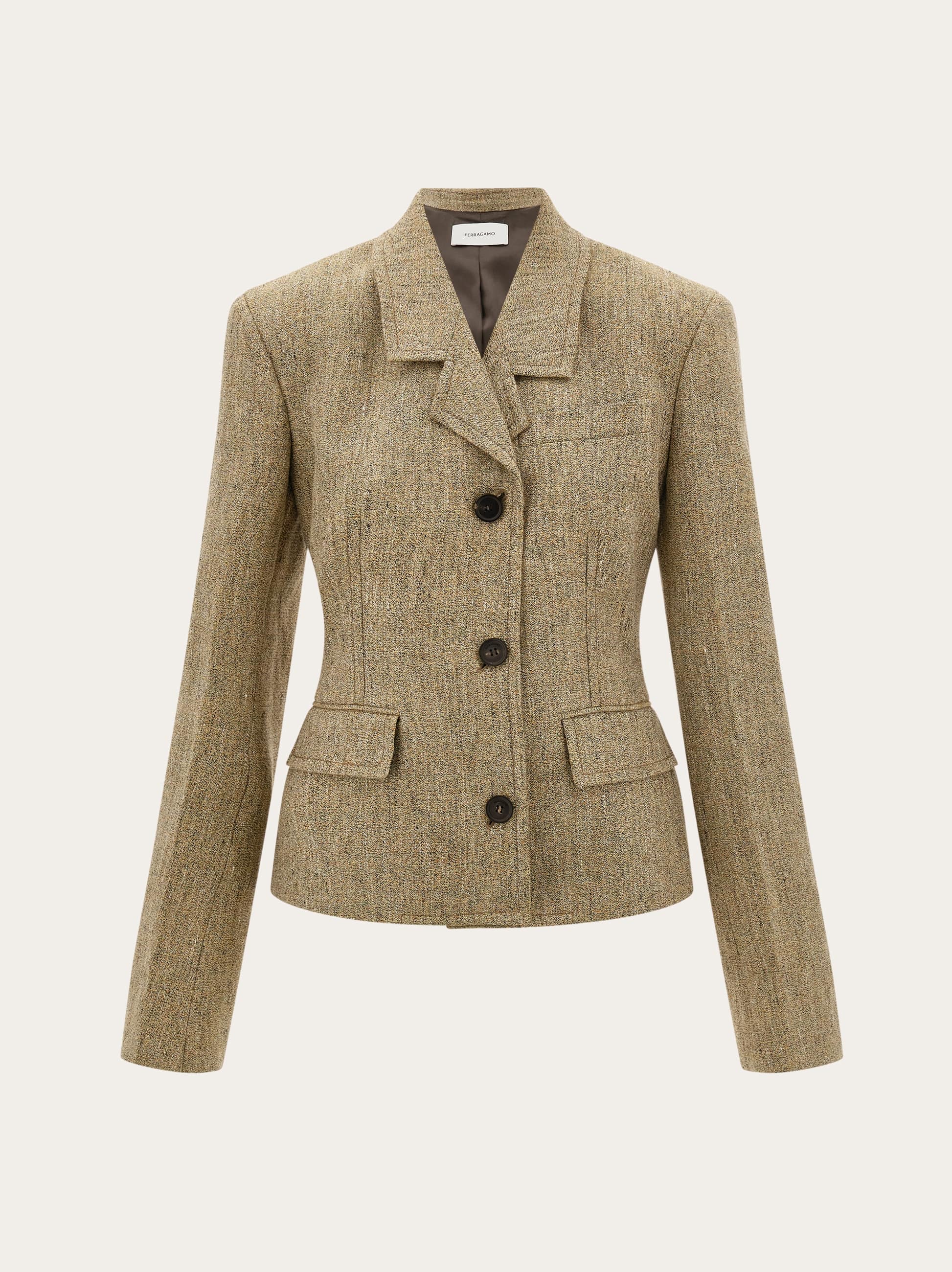 Ferragamo Donna Blazer monopetto Multicolore