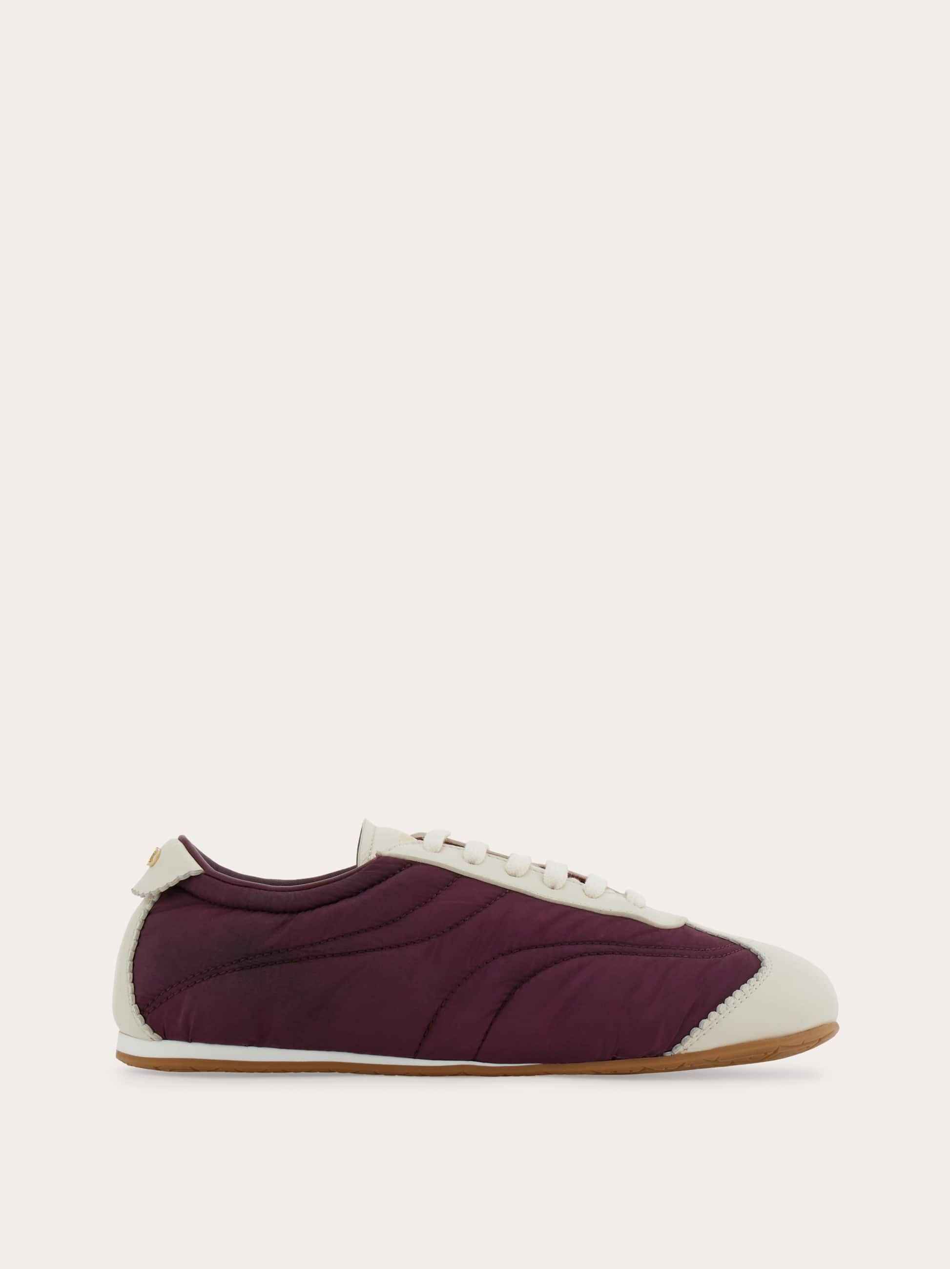 Ferragamo Sneaker In Burgundy