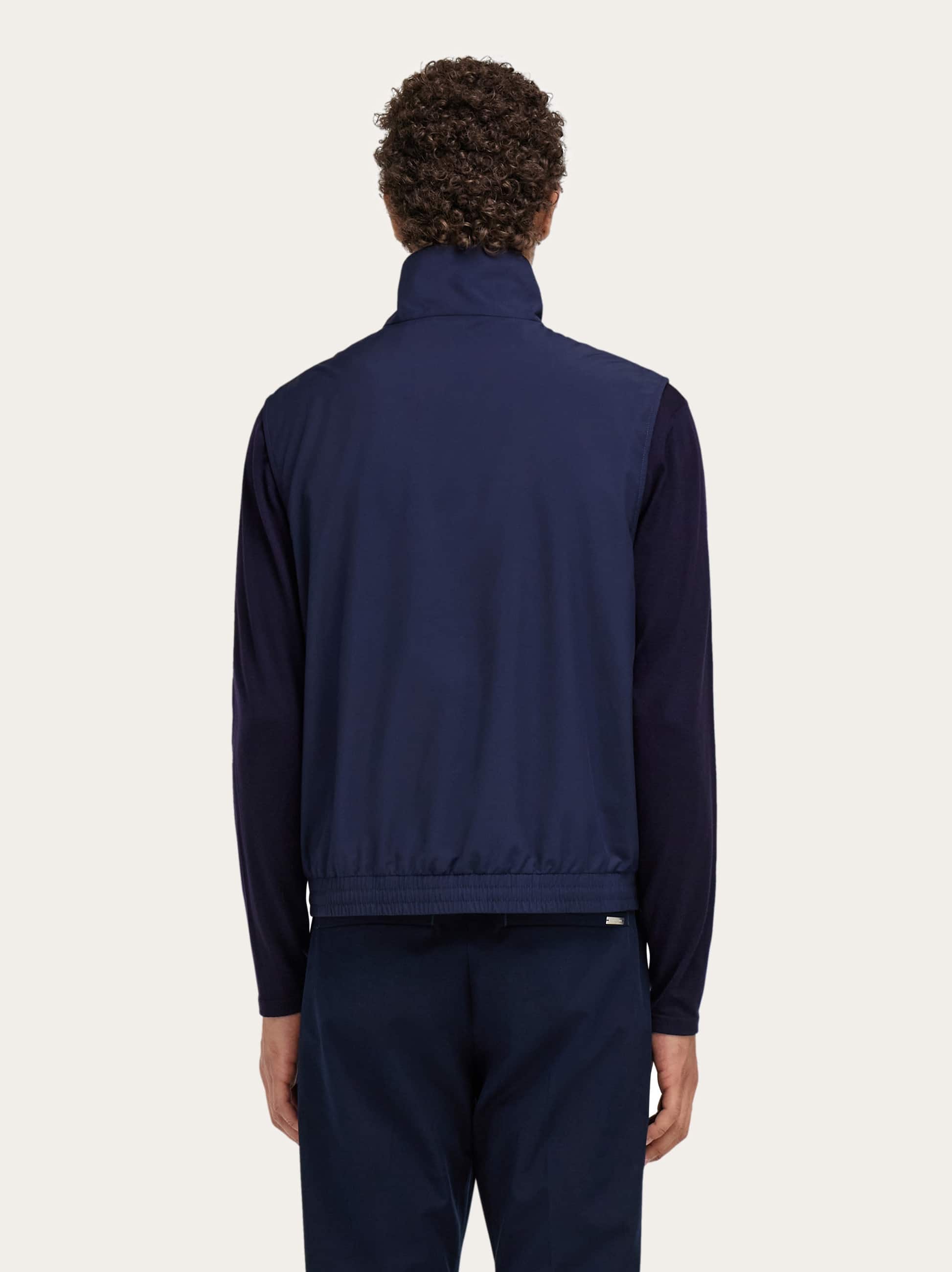  Ferragamo Herren Sportliche Weste Blau 