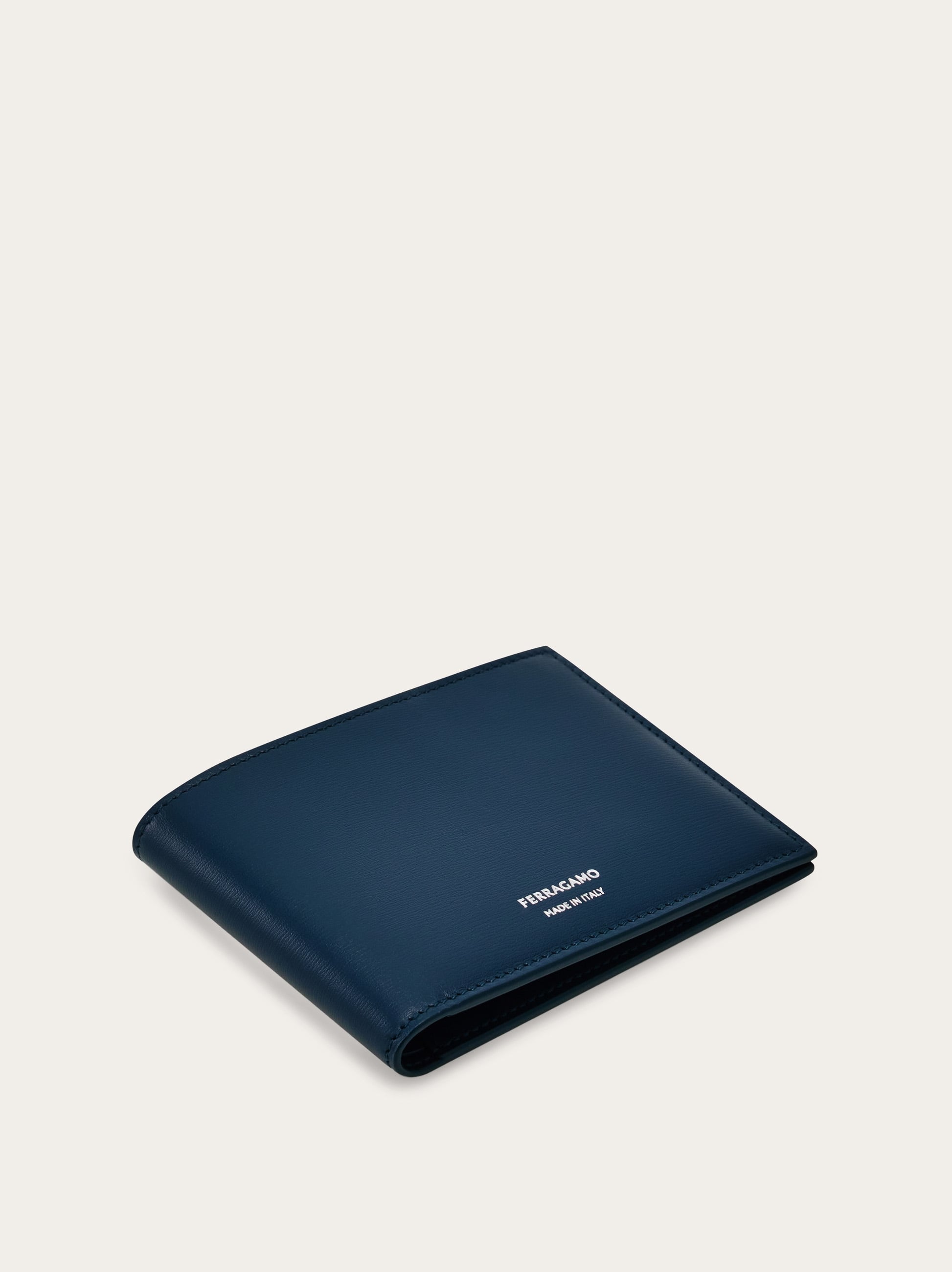  Ferragamo Herren Klassische Brieftasche Blau 
