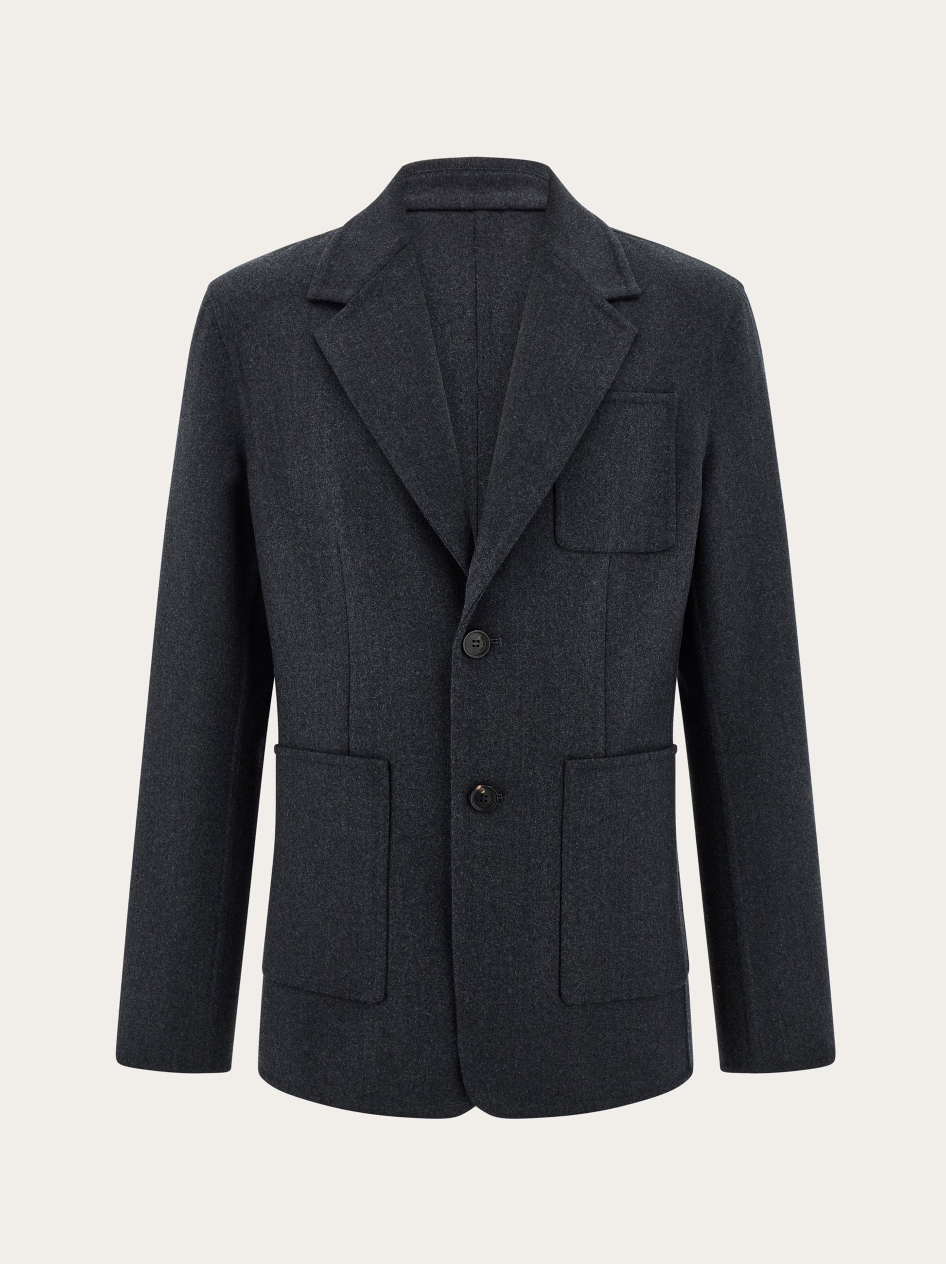 Ferragamo Uomo Blazer monopetto Grigio