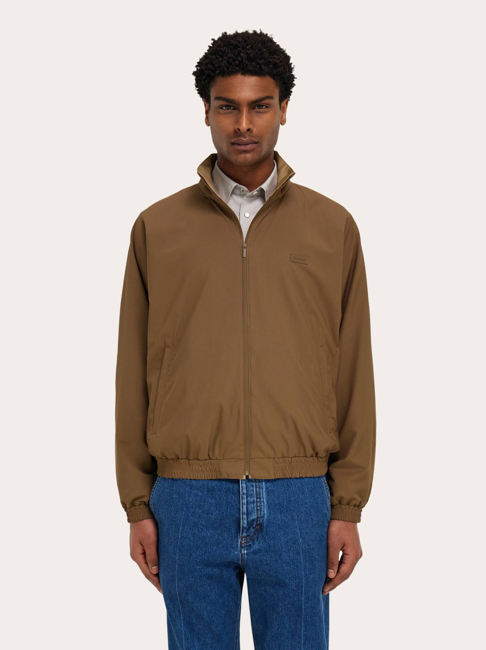  Ferragamo Men Reversible Blouson Brown 