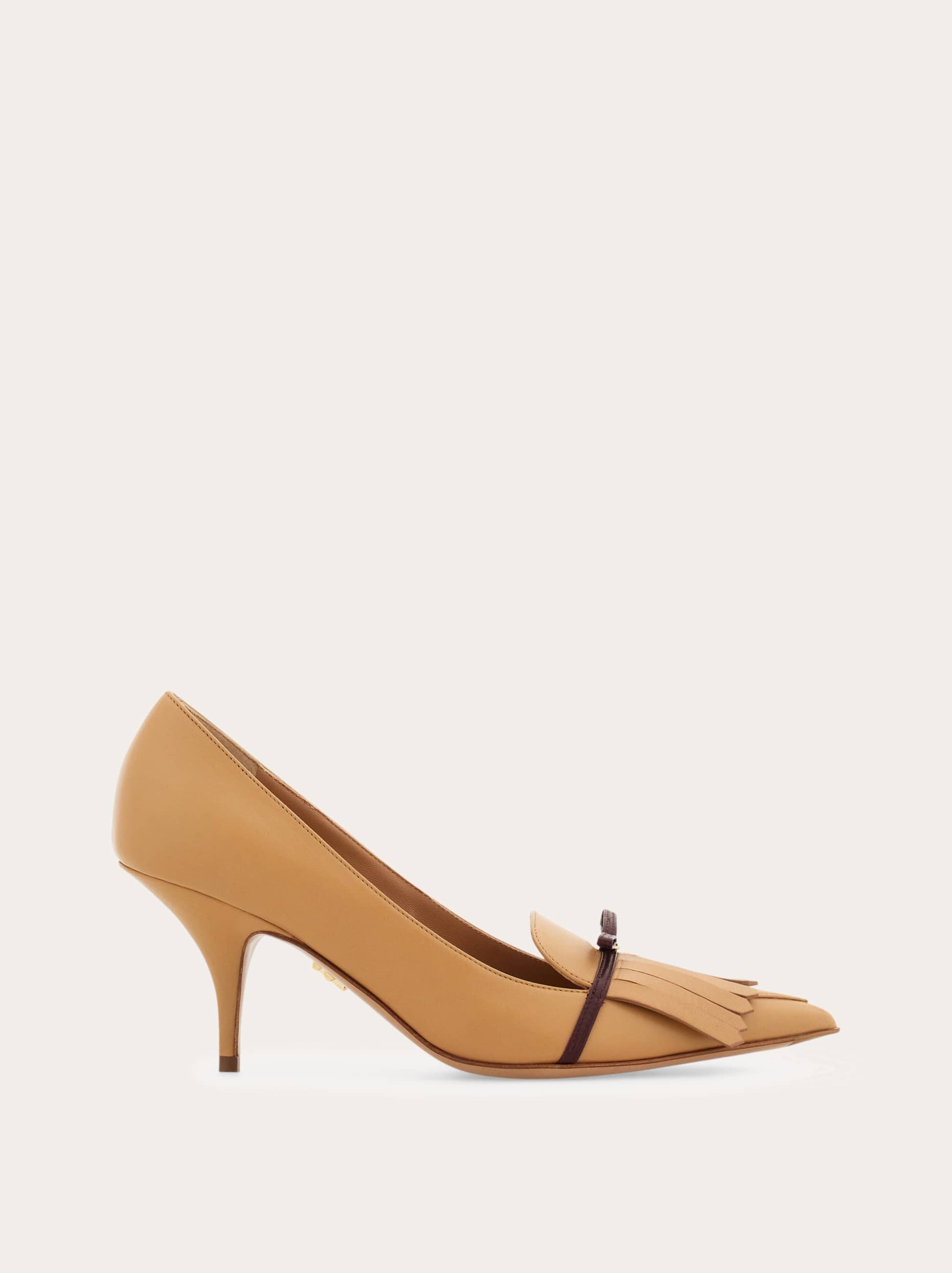 Ferragamo Donna Décolleté mini Bow Marrone Taglia 36