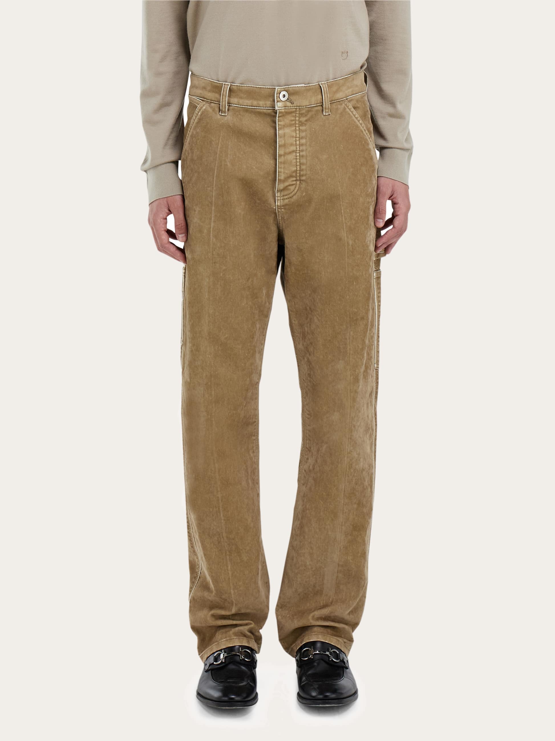  Ferragamo Herren Cargohose Beige 