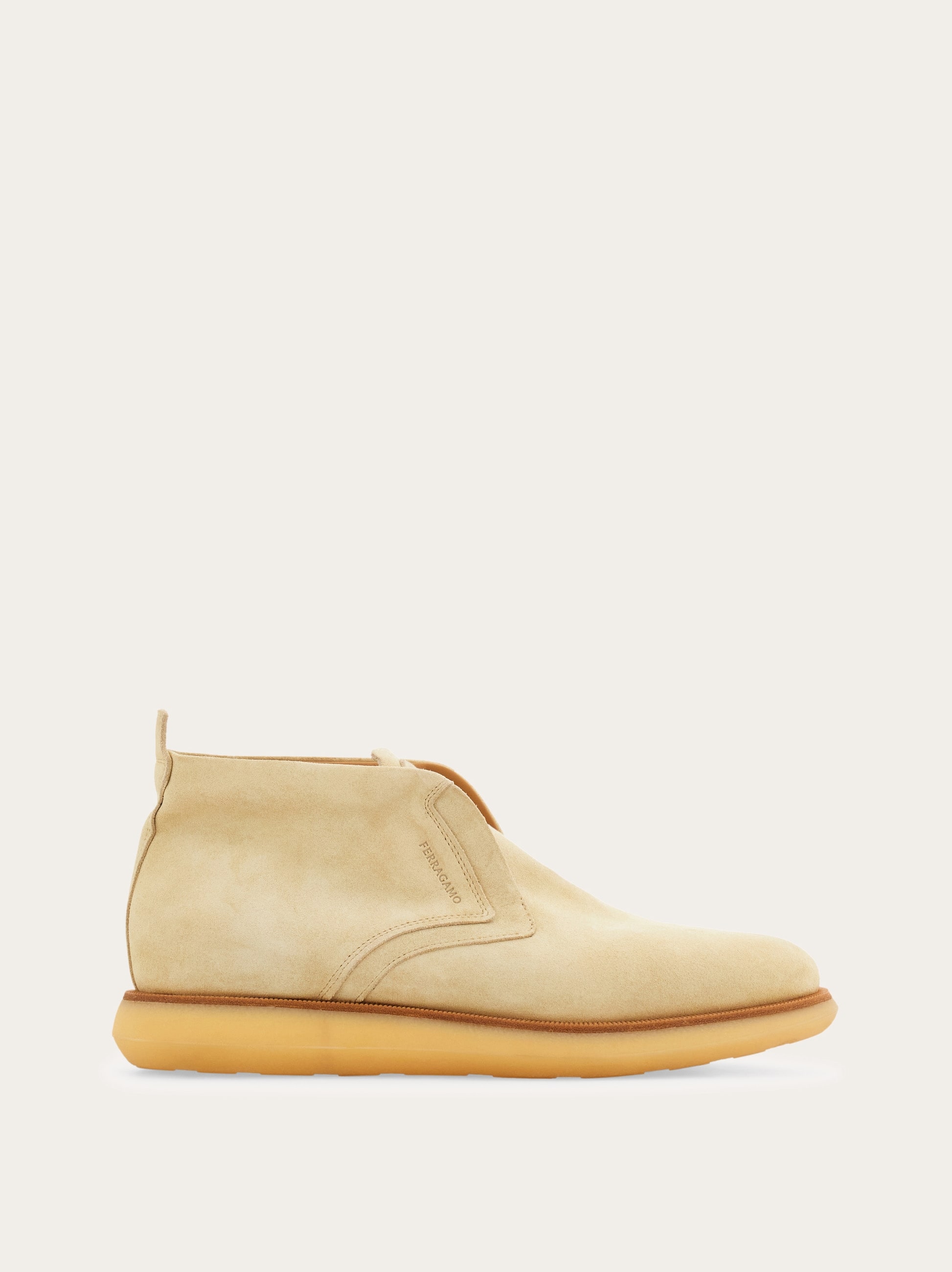 Ferragamo Men Slip on desert boot Brown Size 8