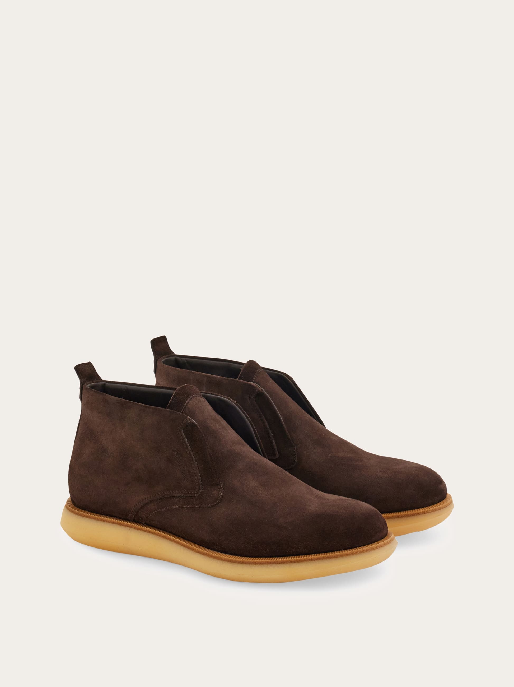  Ferragamo Herren Slip-on Desert-boot Braun Größe 40.5 