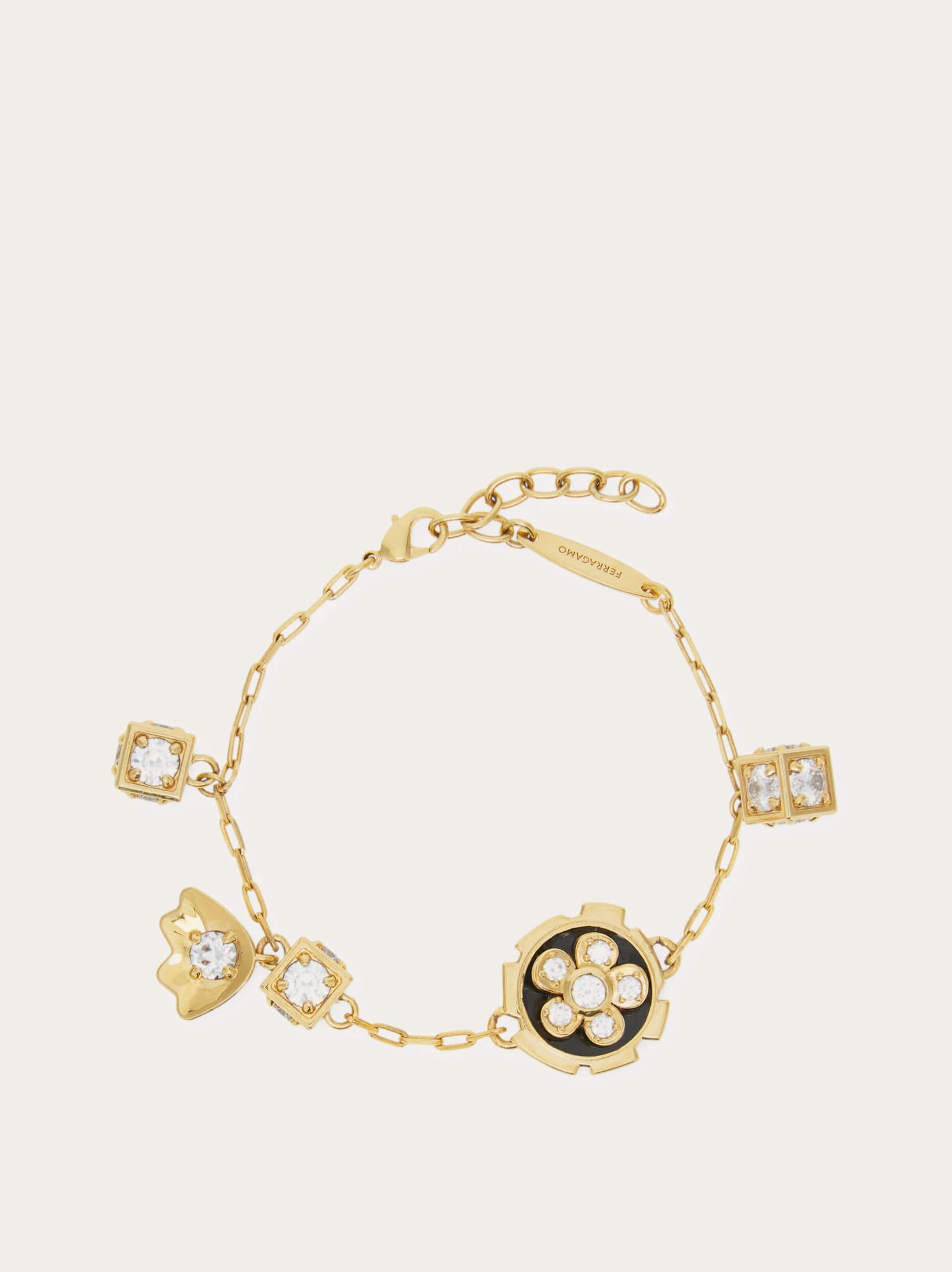 Ferragamo Donna Bracciale con Charm Oro