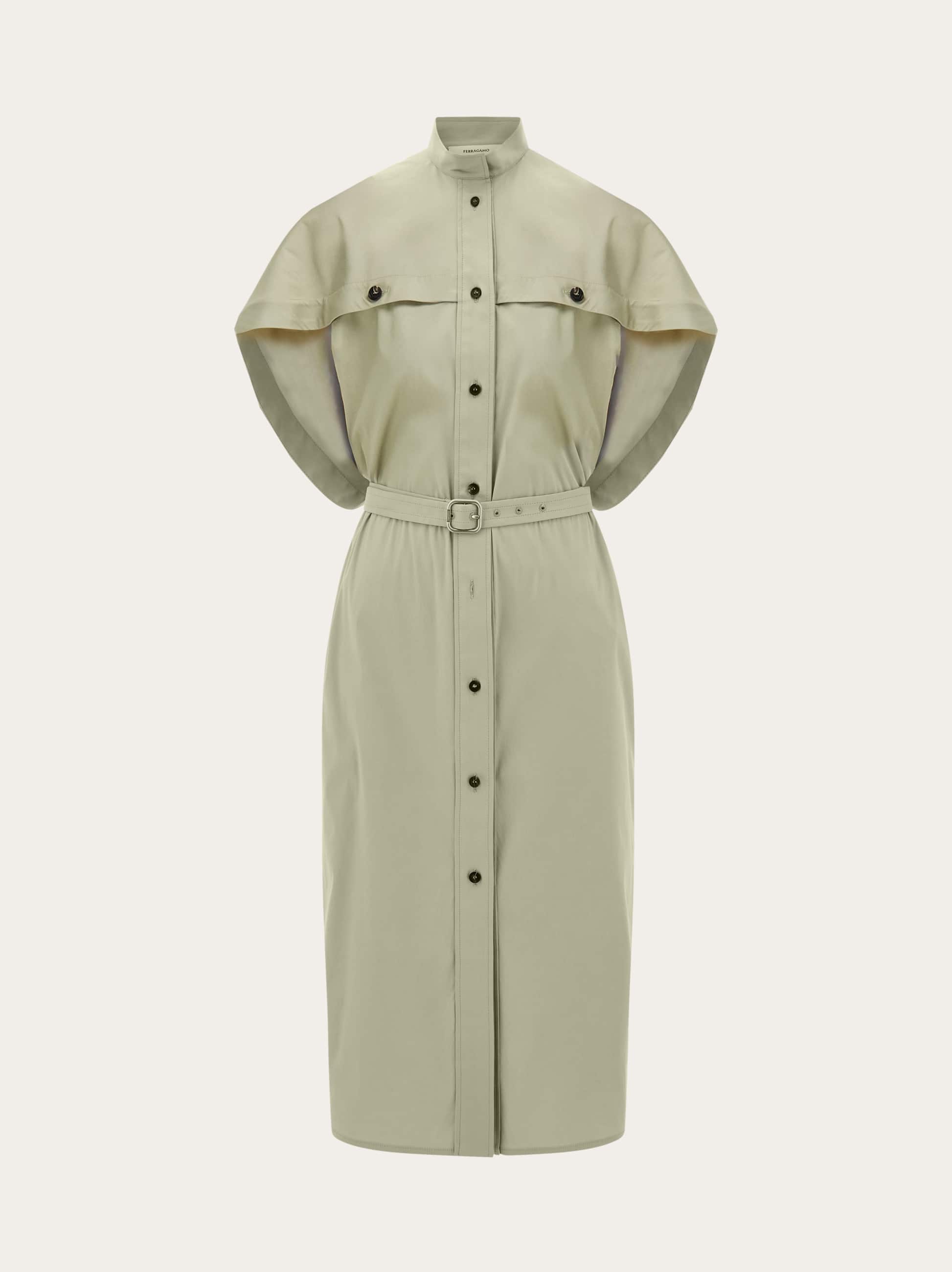 Ferragamo Donna Chemisier in popeline Verde