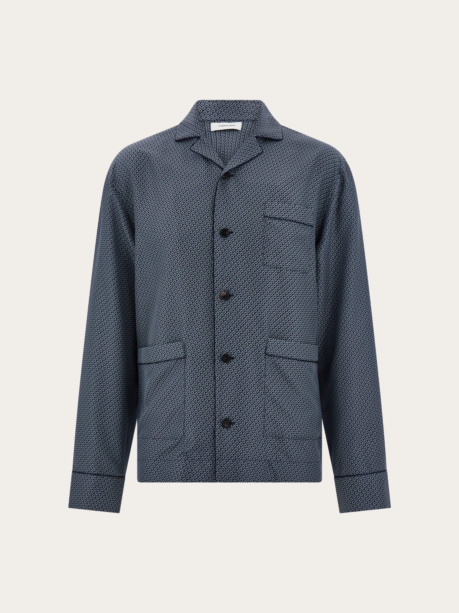 Ferragamo Uomo Camicia pijama Blu