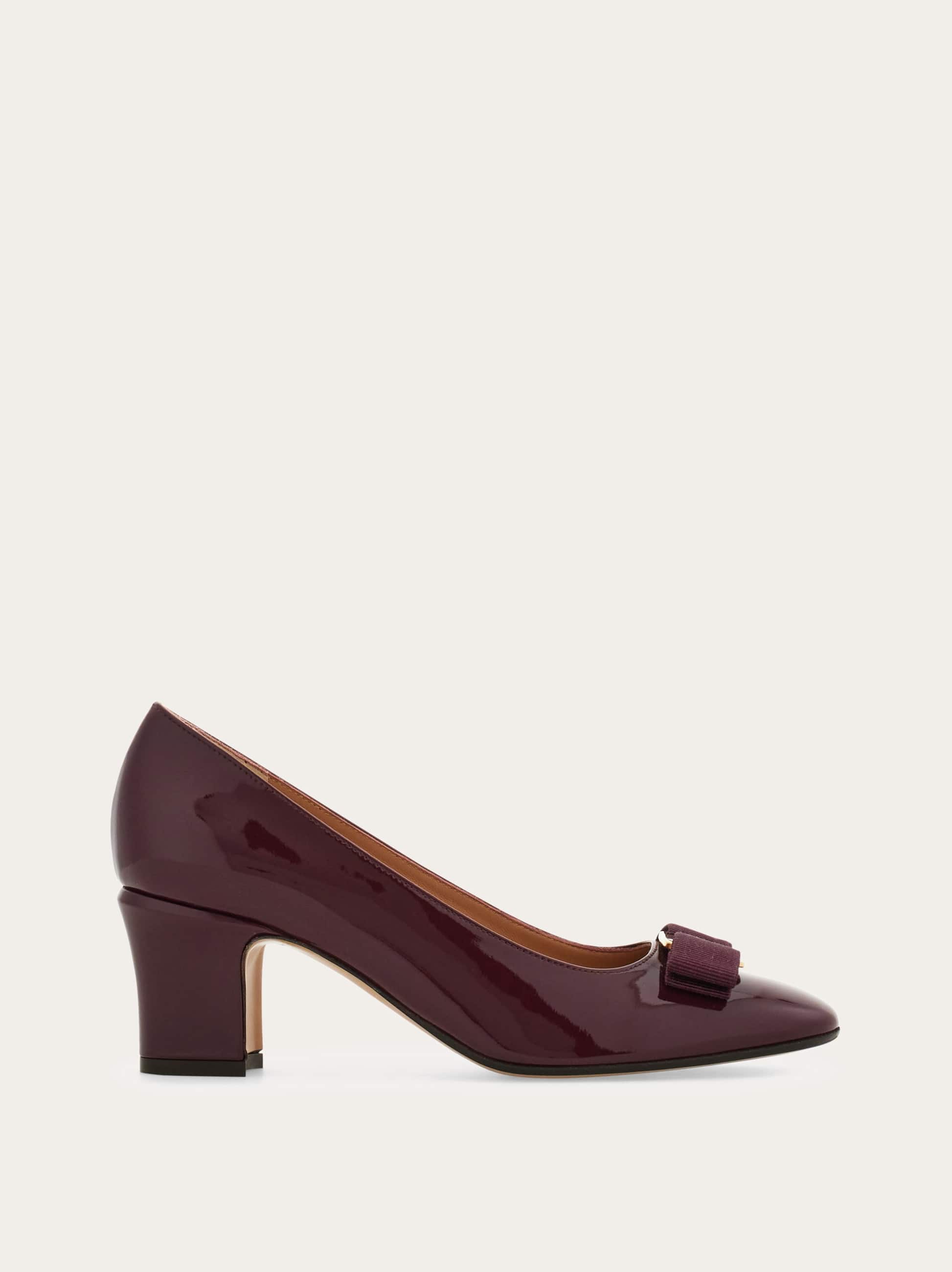 Ferragamo Donna Décolleté fiocco Vara Viola Taglia 38.5