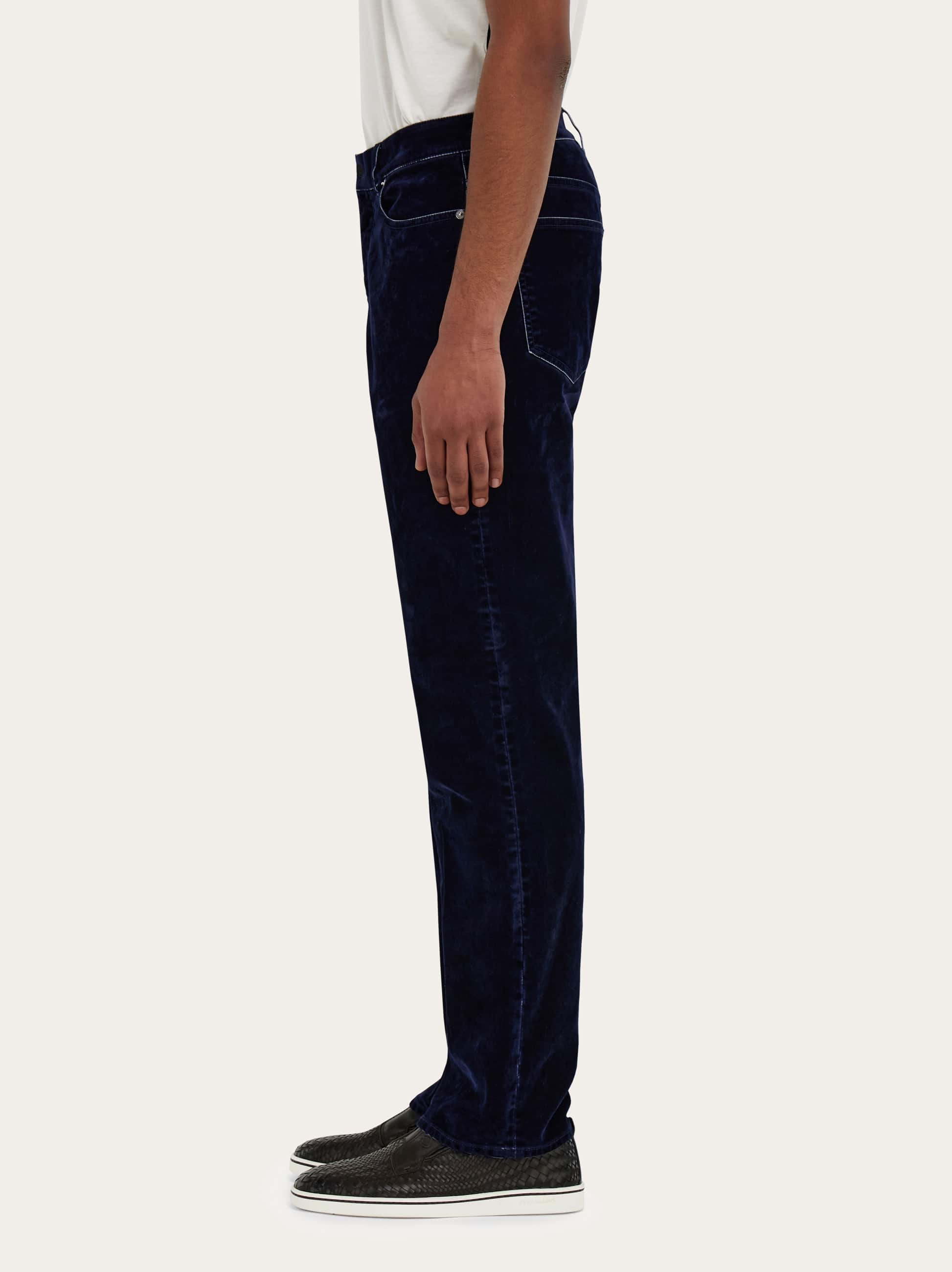  Ferragamo Herren 5-pocket-hose Blau 