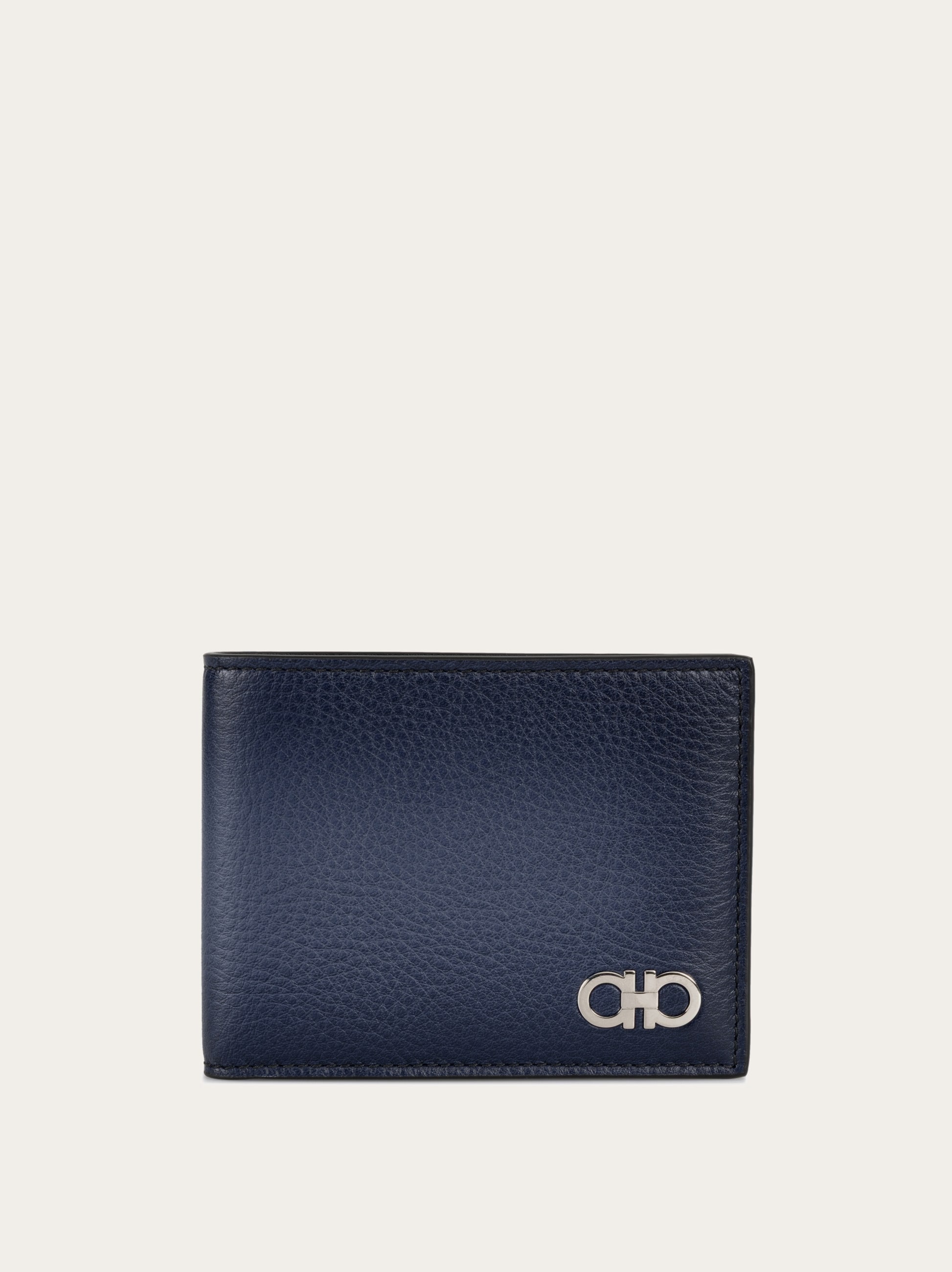 Ferragamo Gancini Wallet In Blue