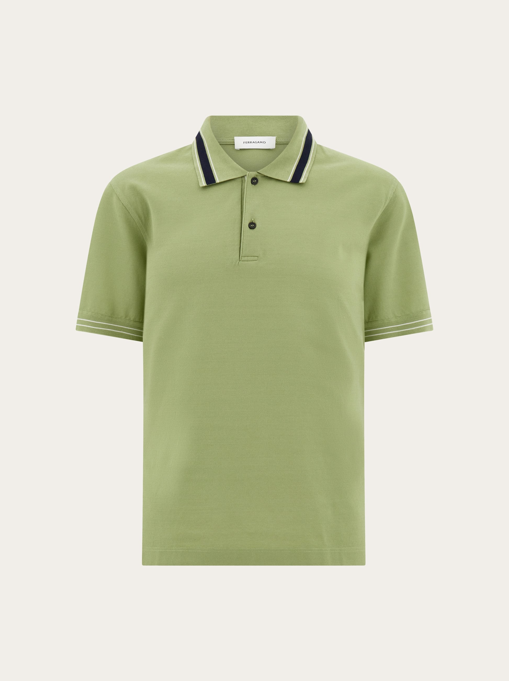 Ferragamo Uomo Polo a manica corta Verde