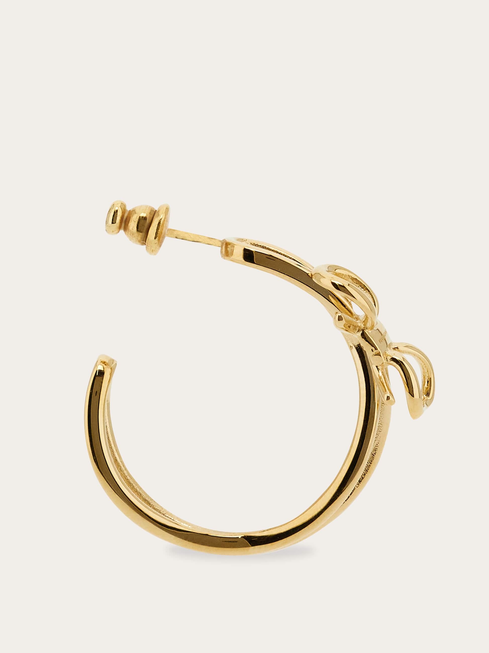  Ferragamo Damen Ohrringe Mit Schleife Gold 