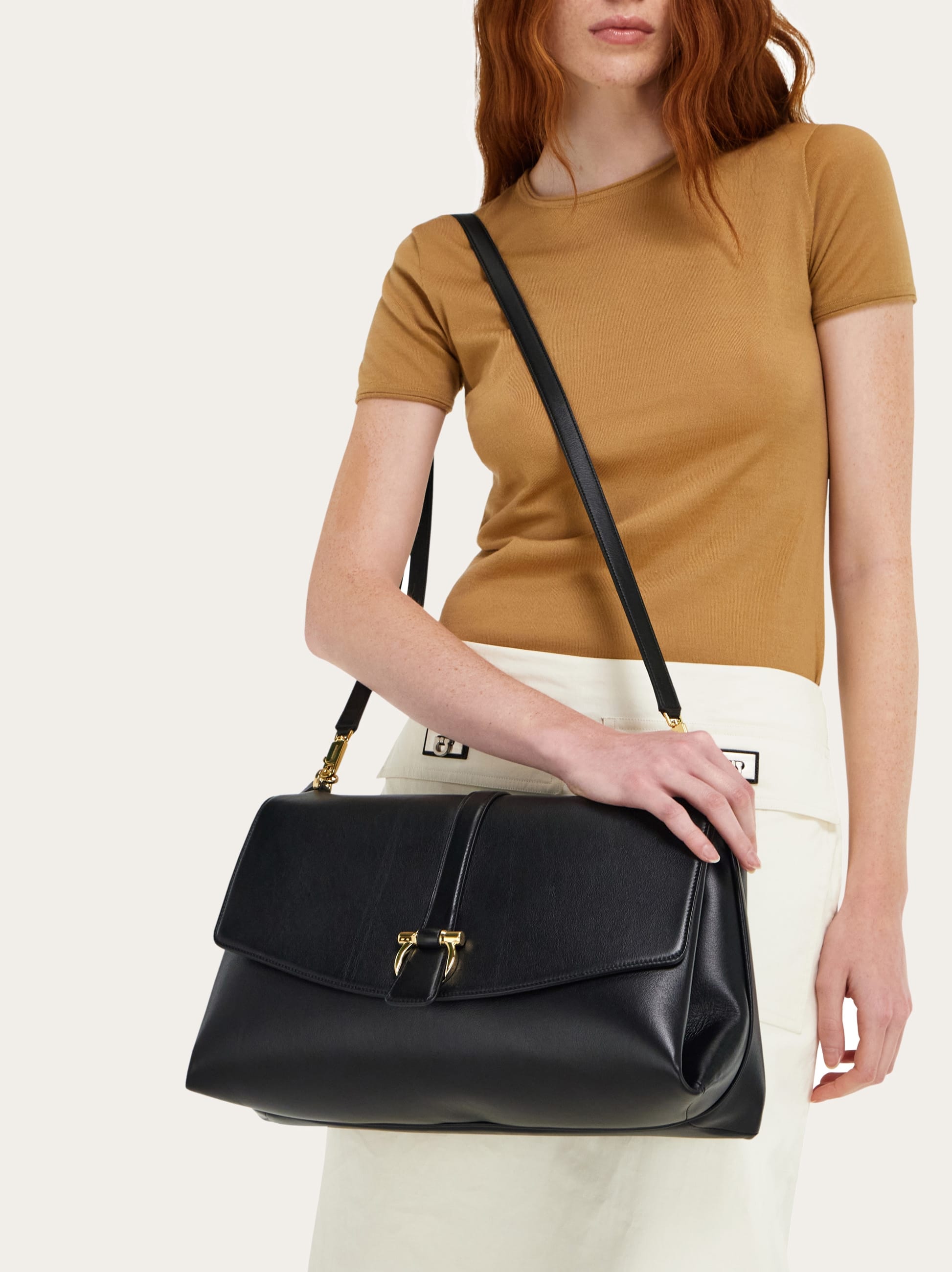  Ferragamo Damen Ferragamo Mia Handtasche (l) Schwarz 
