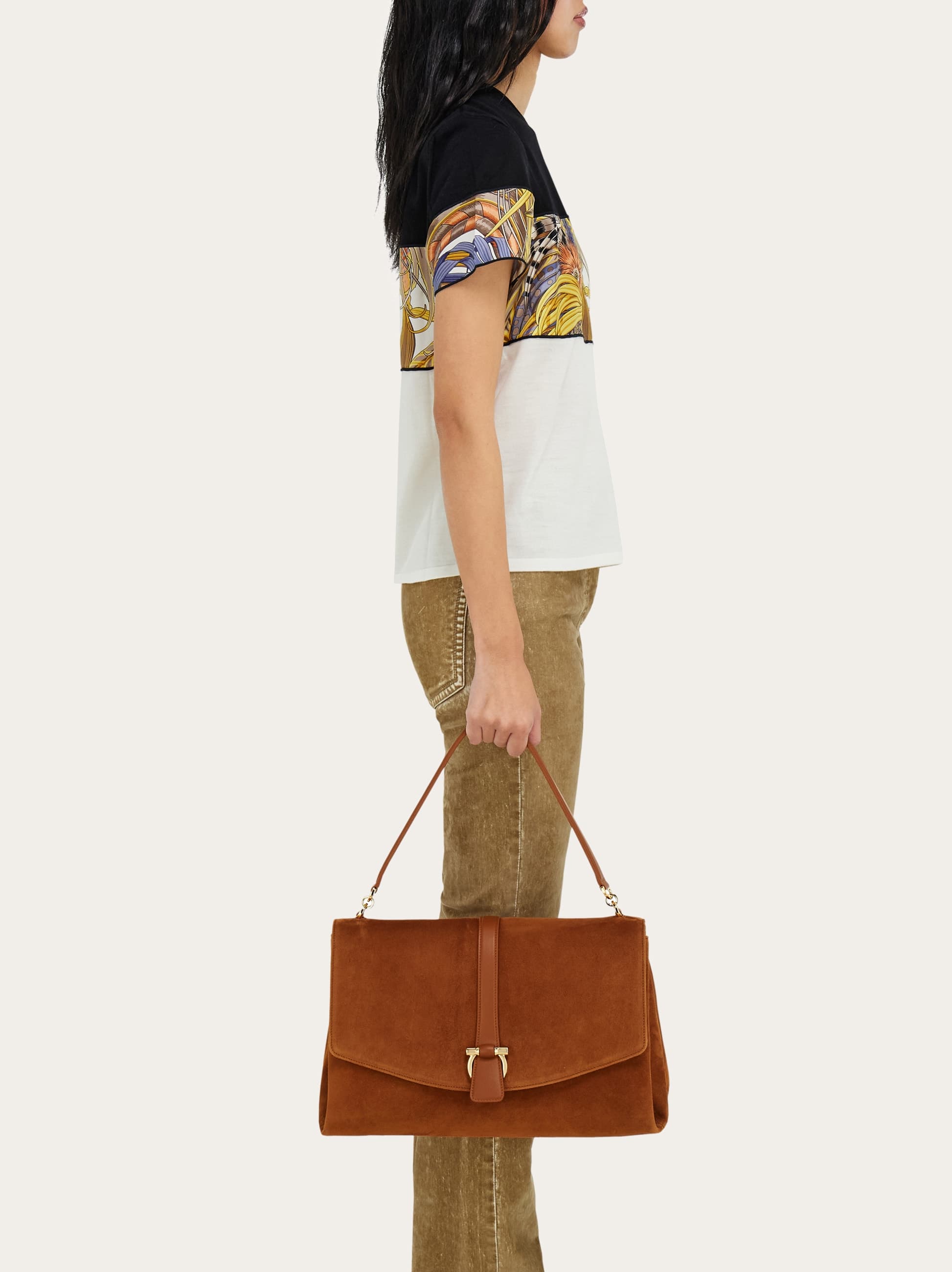  Ferragamo Damen Ferragamo Mia Handtasche (l) Braun 