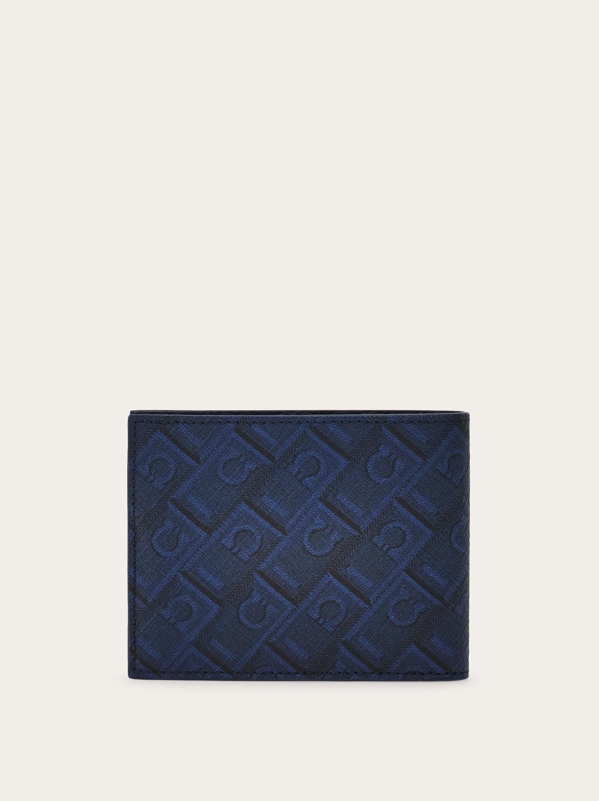  Ferragamo Herren Brieftasche Ferragamo Monogram Blau 