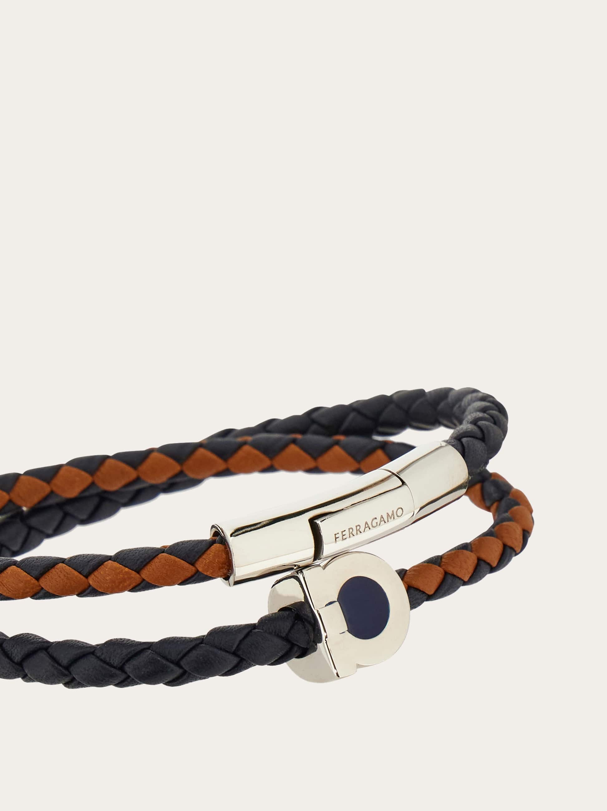  Ferragamo Herren Armband Mit Gancini (20cm) Blau 
