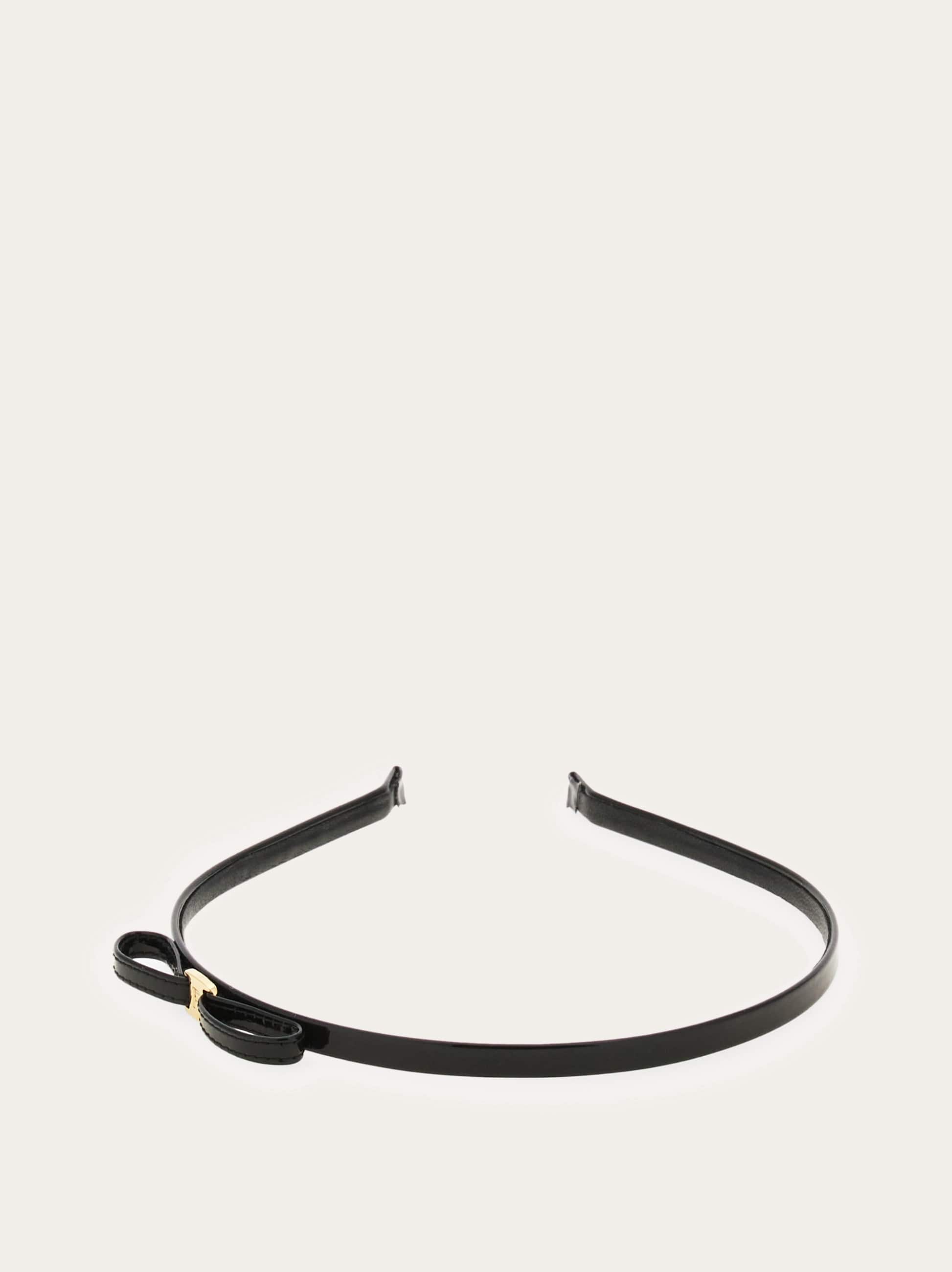  Ferragamo Damen Haarreifen Mit Mini-schleife Schwarz 