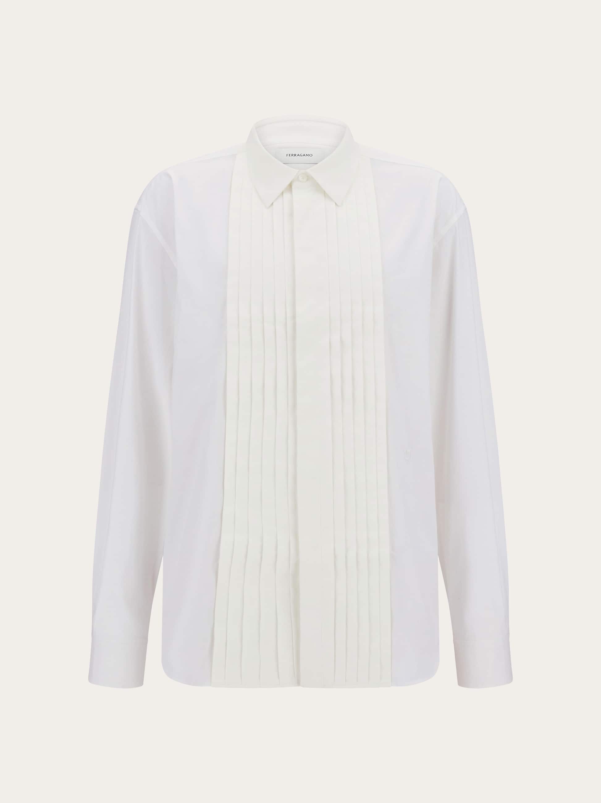 Ferragamo Uomo Camicia da smoking Bianco