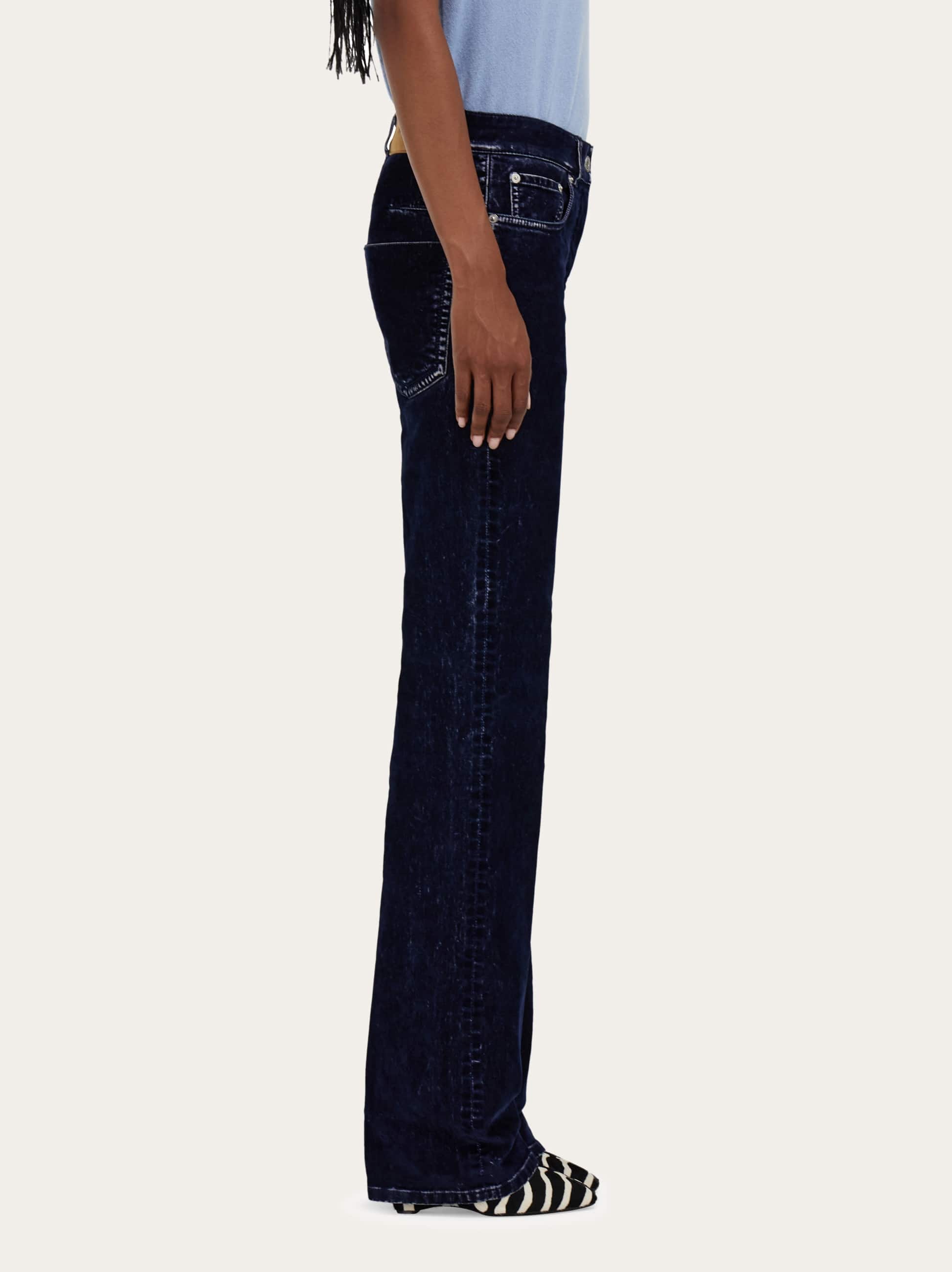  Ferragamo Damen 5-pocket-hose Blau 