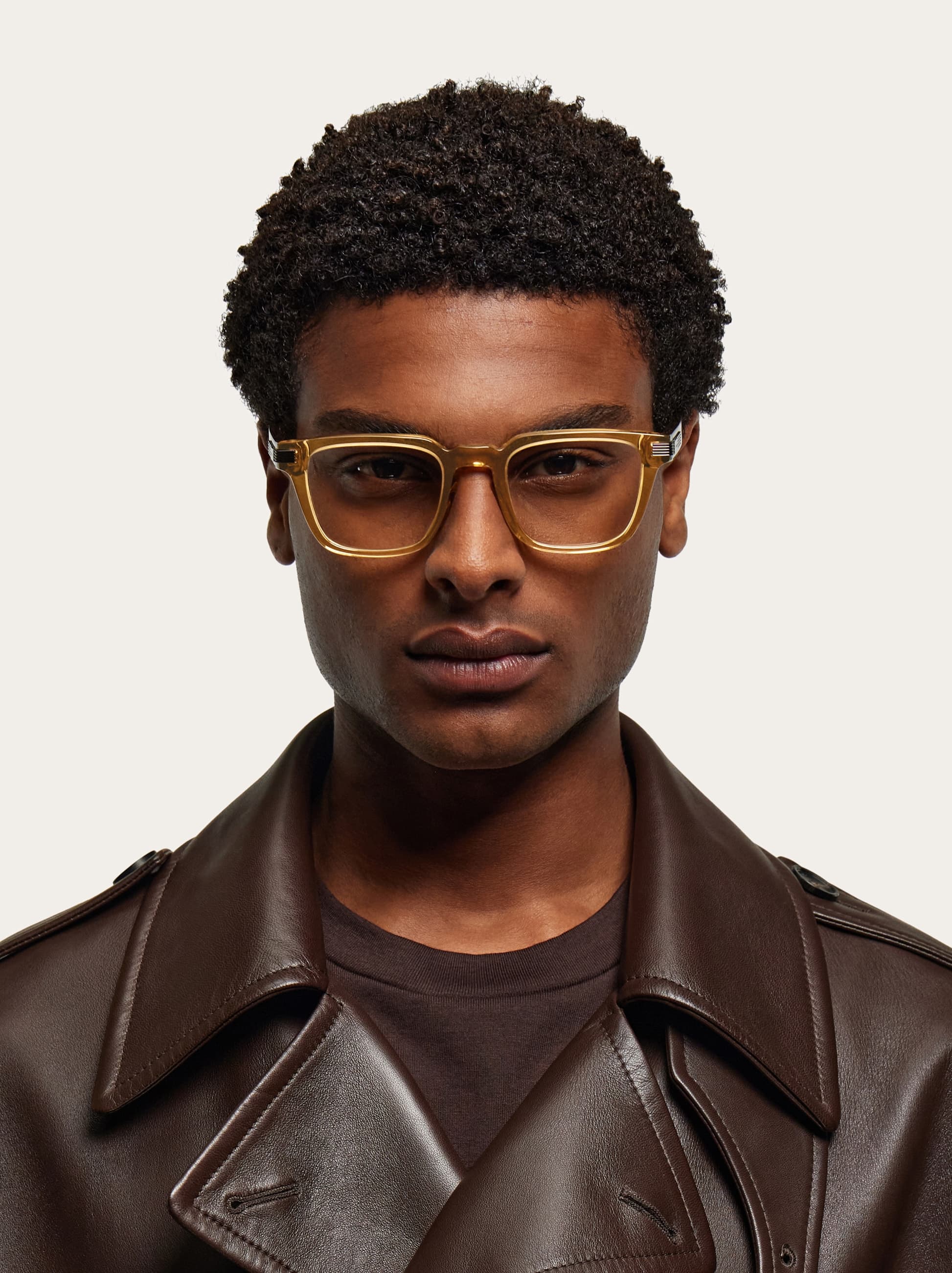  Ferragamo Men Optical Glasses Orange 