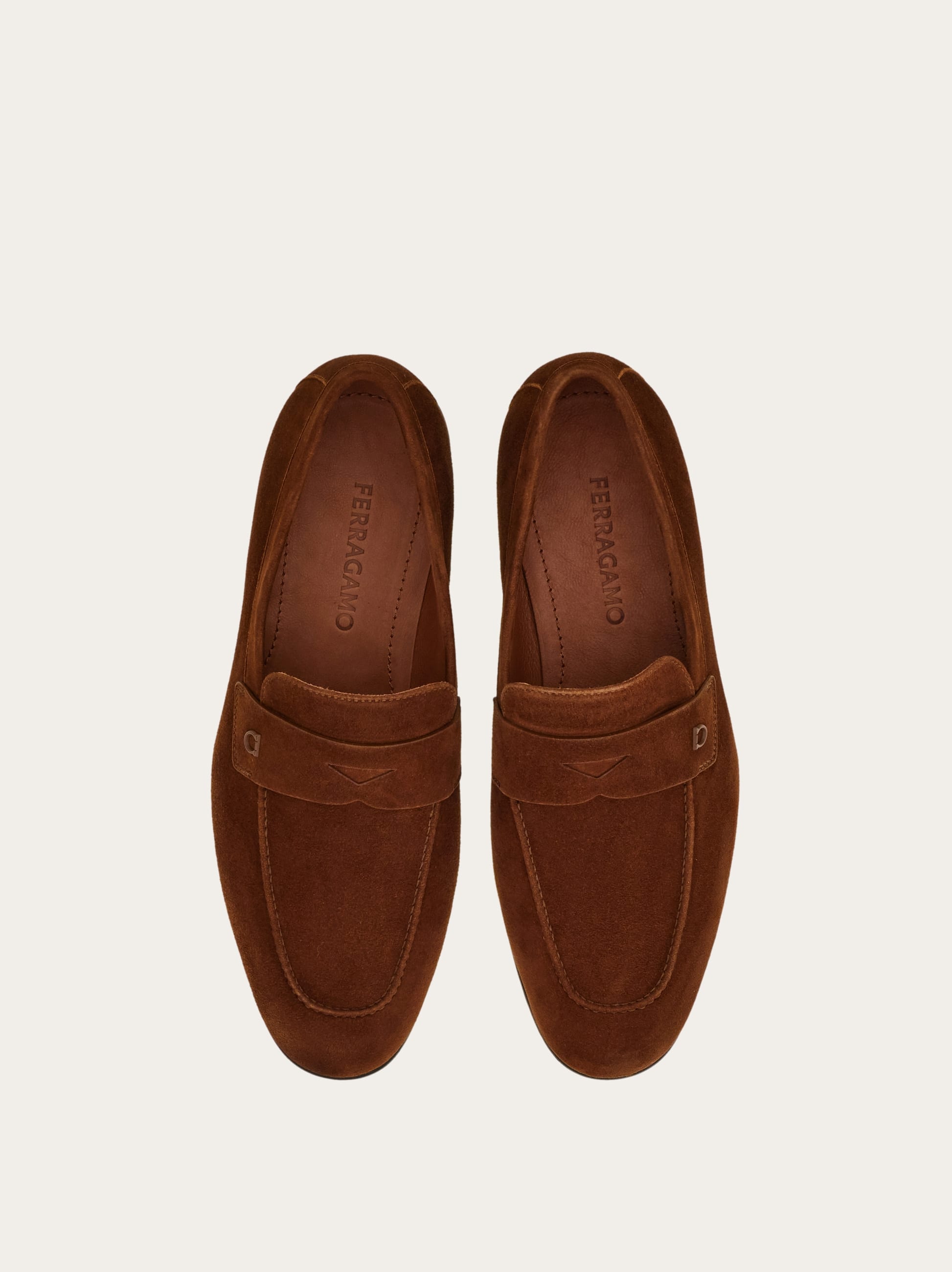  Ferragamo Herren Penny-loafer Braun Größe 41 