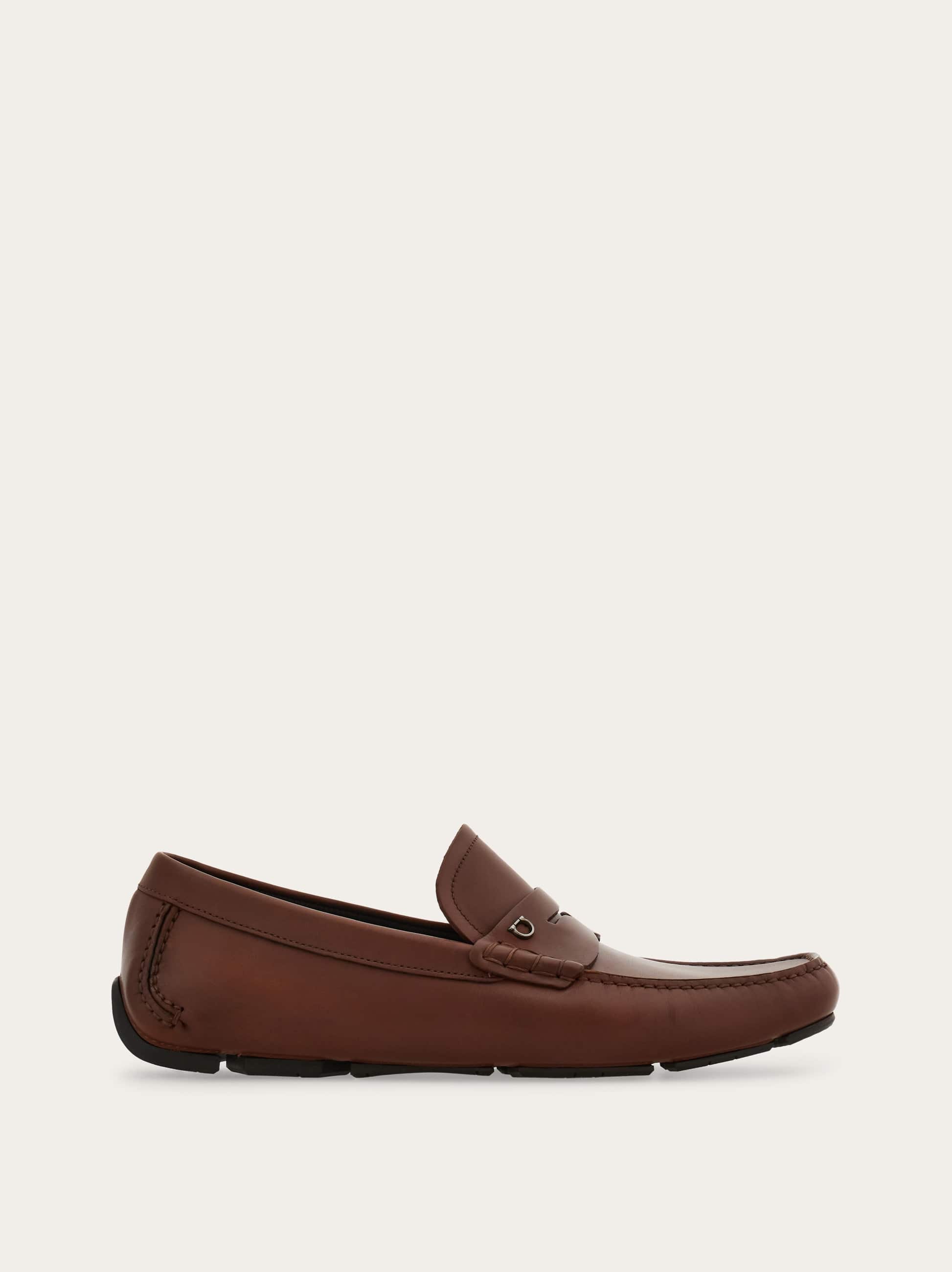 Ferragamo Uomo Driver Penny Marrone Taglia 39