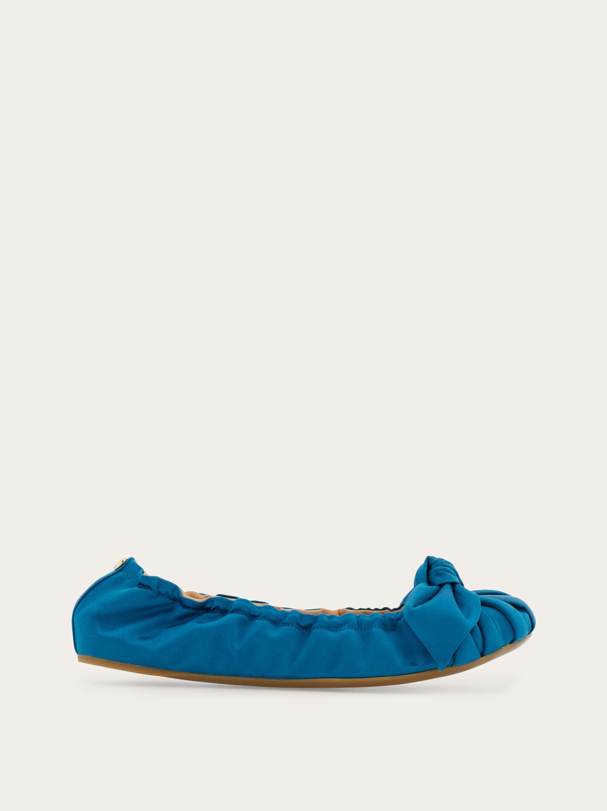 Ferragamo Women Bow embellished ballet flat Blue Size 5