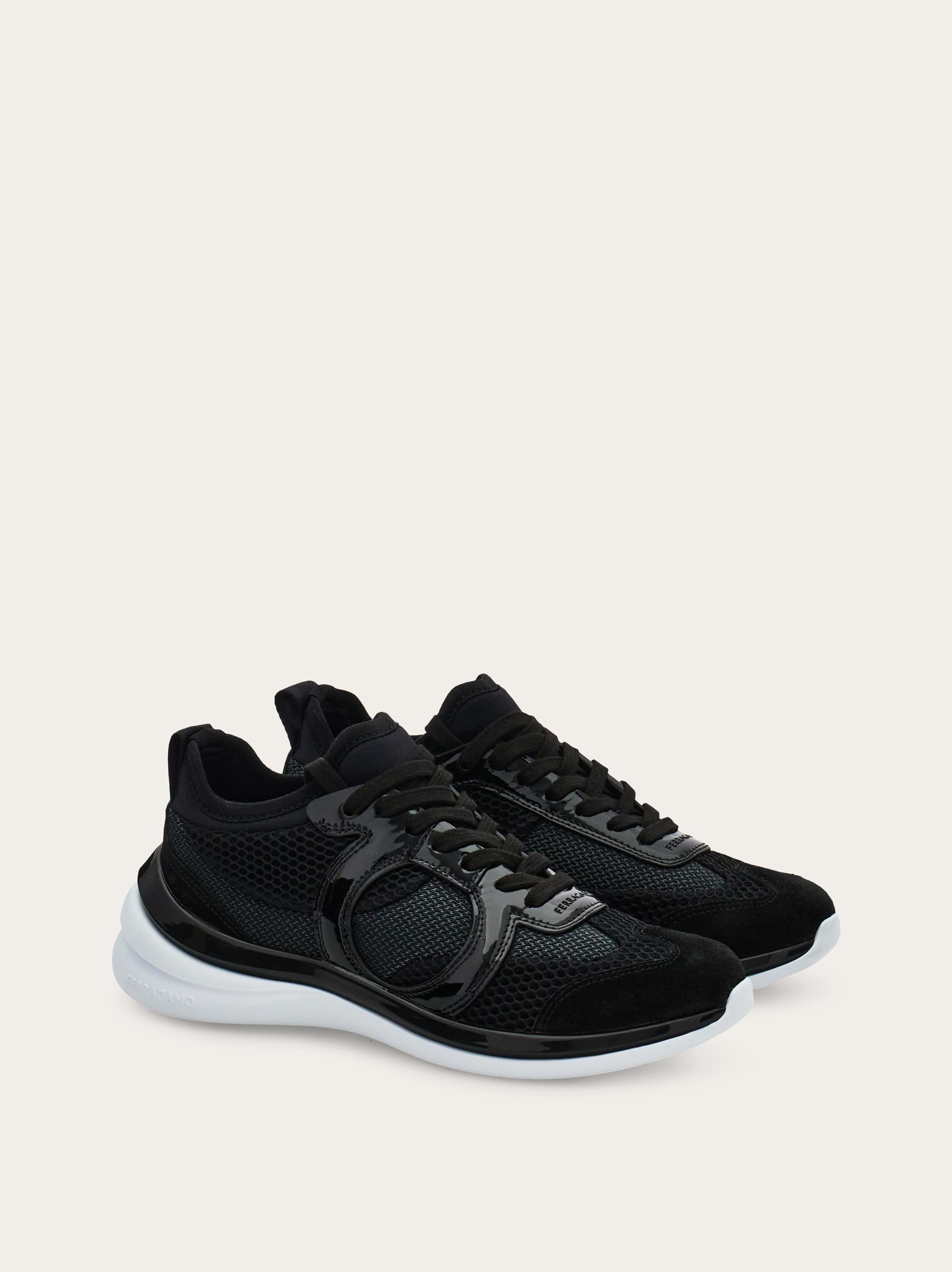  Ferragamo Damen Active Sneaker Schwarz Größe 35.5 