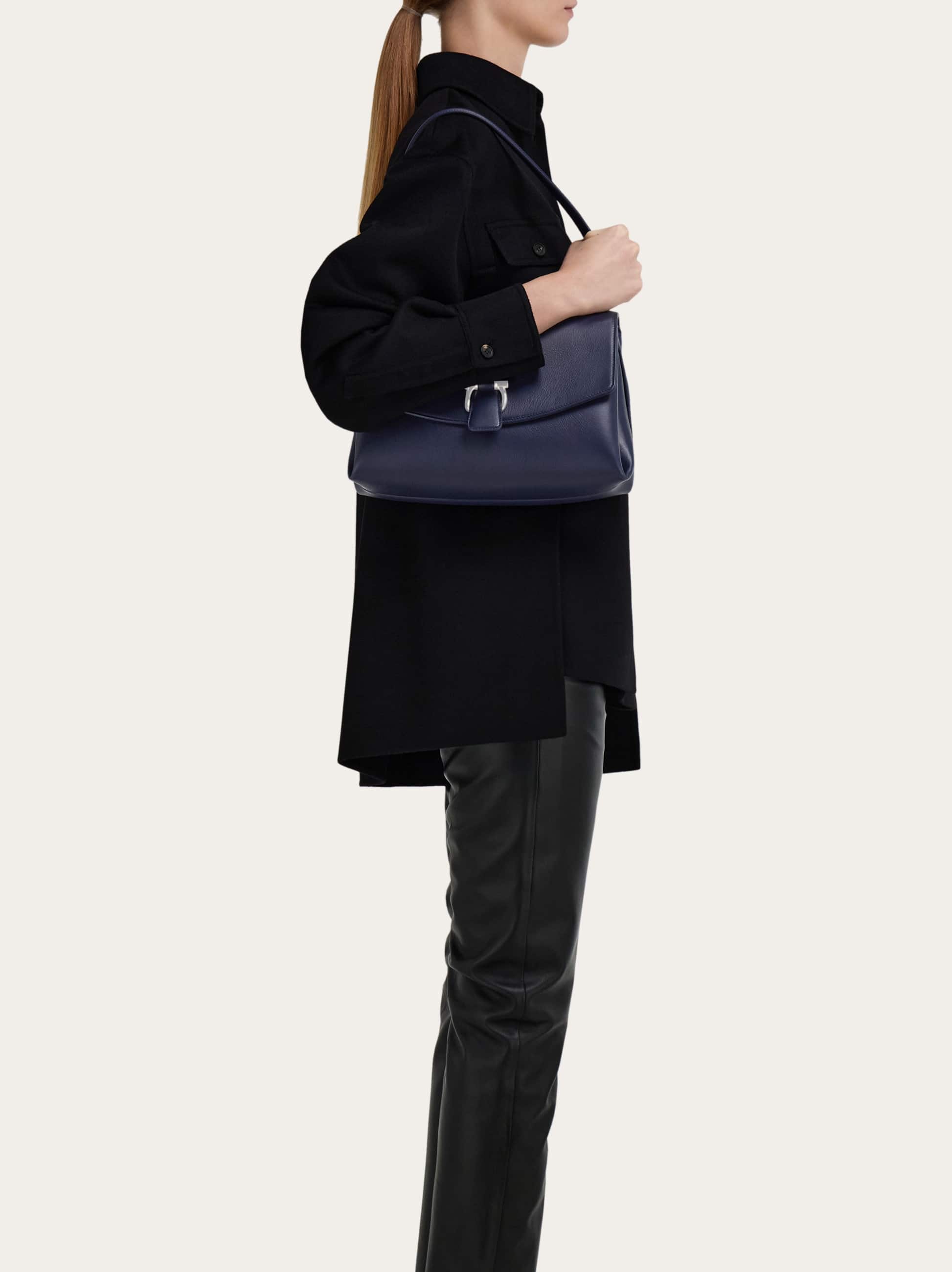 Ferragamo Front Flap Handbag (s) In Blue