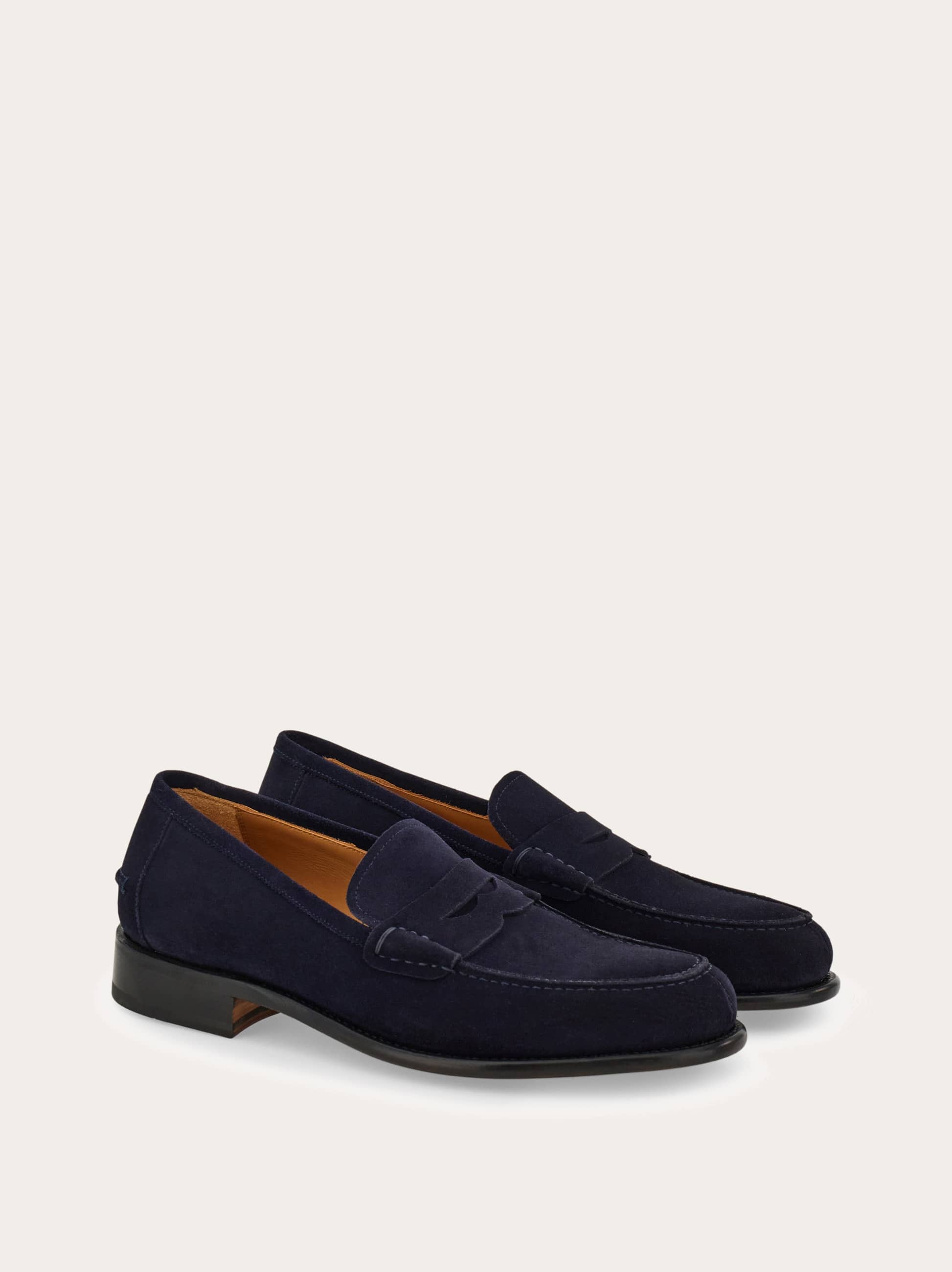  Ferragamo Herren Penny-loafer In Tramezza-machart Blau Größe 39.5 