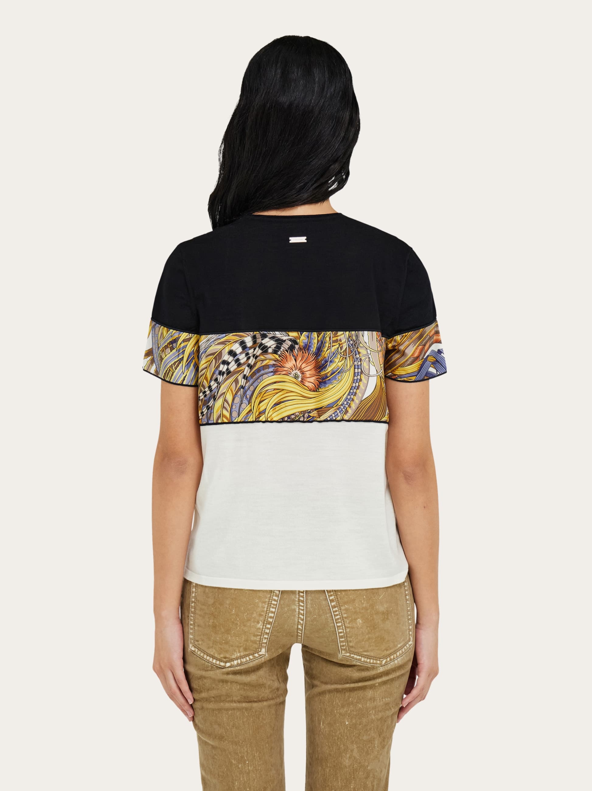  Ferragamo Damen Pullover Mit Rooster-print Mehrfarbig 