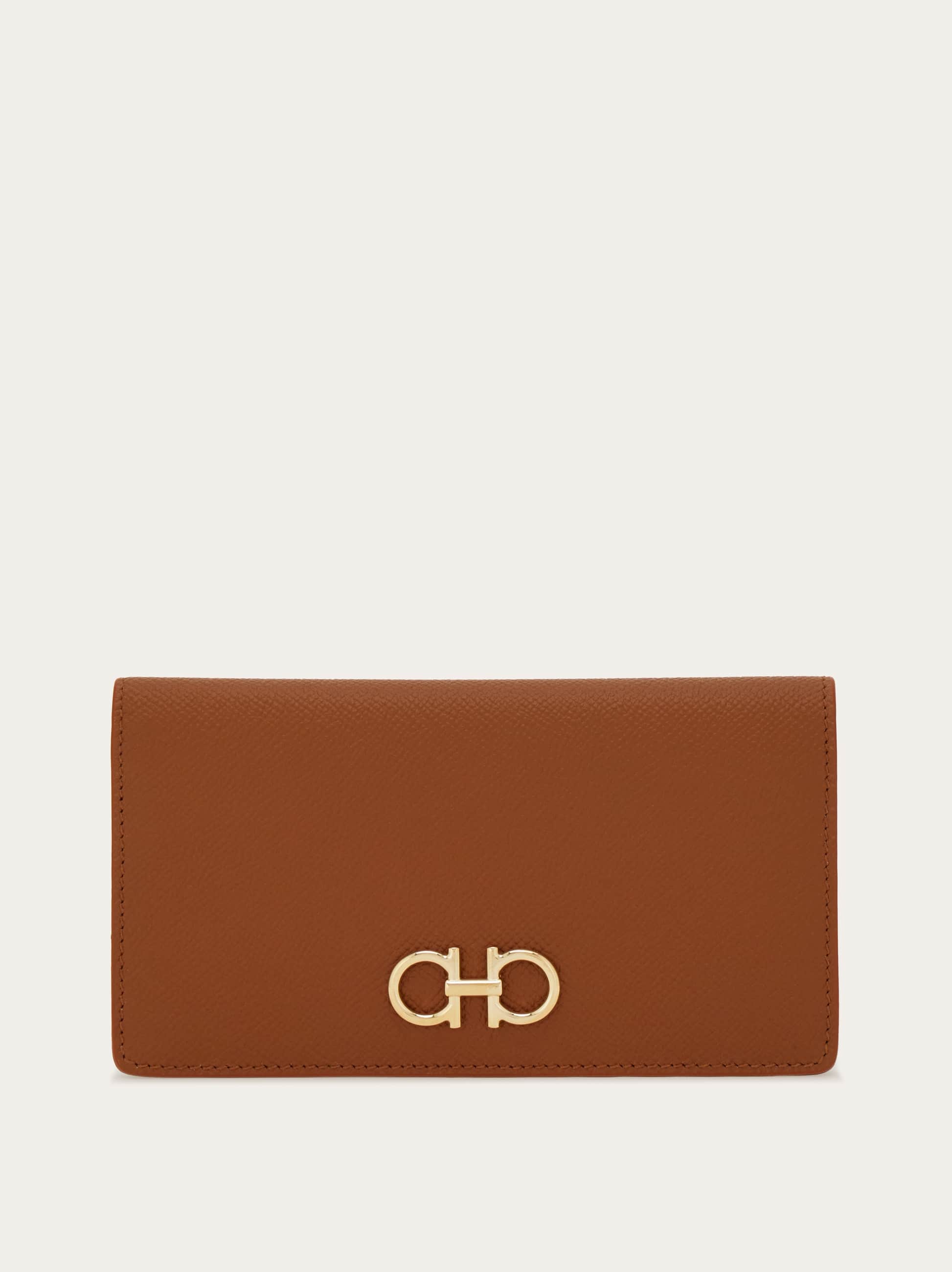 Ferragamo Donna Portafoglio Gancini Beige