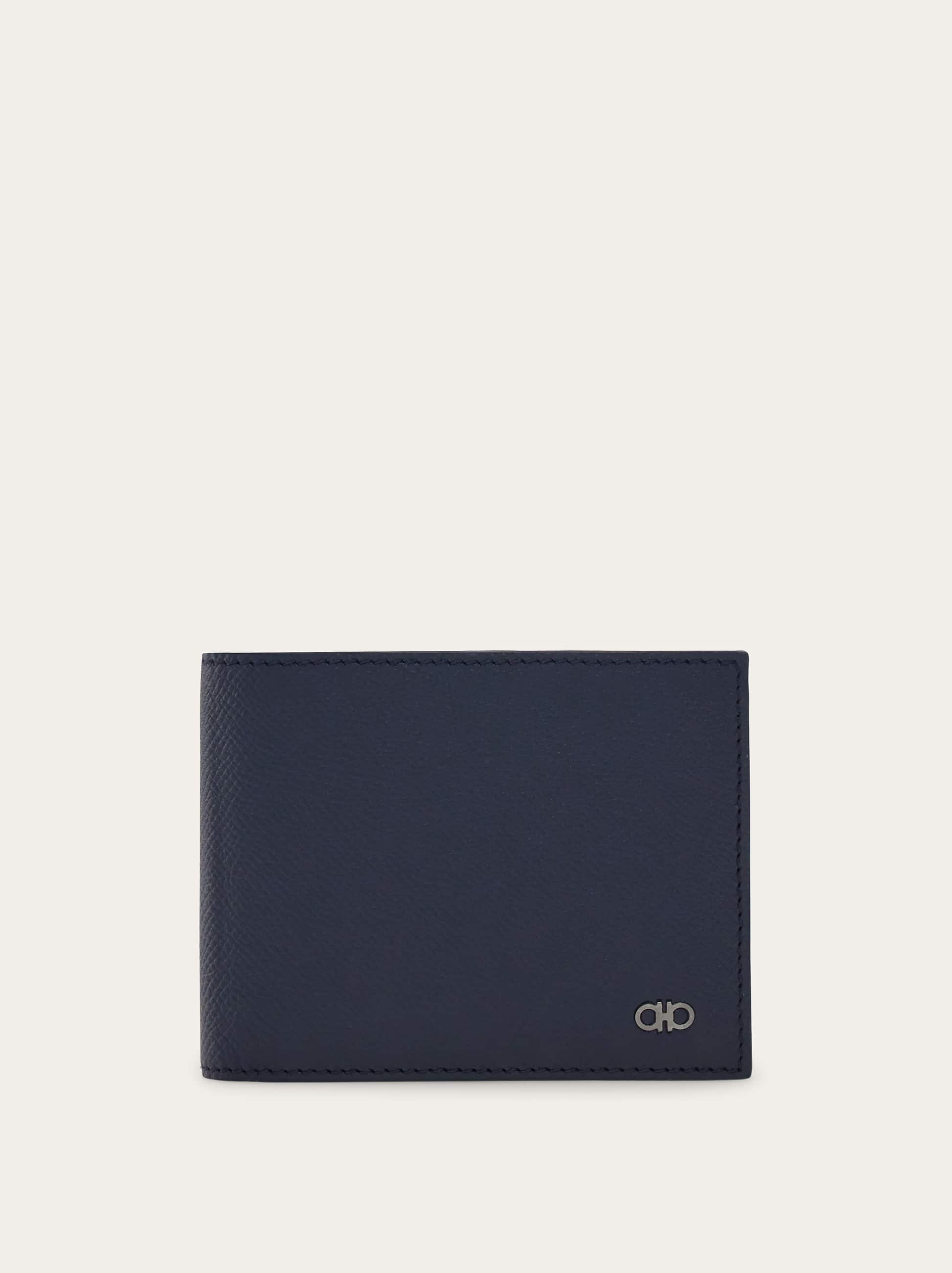 Ferragamo Uomo Portafoglio Gancini Blu