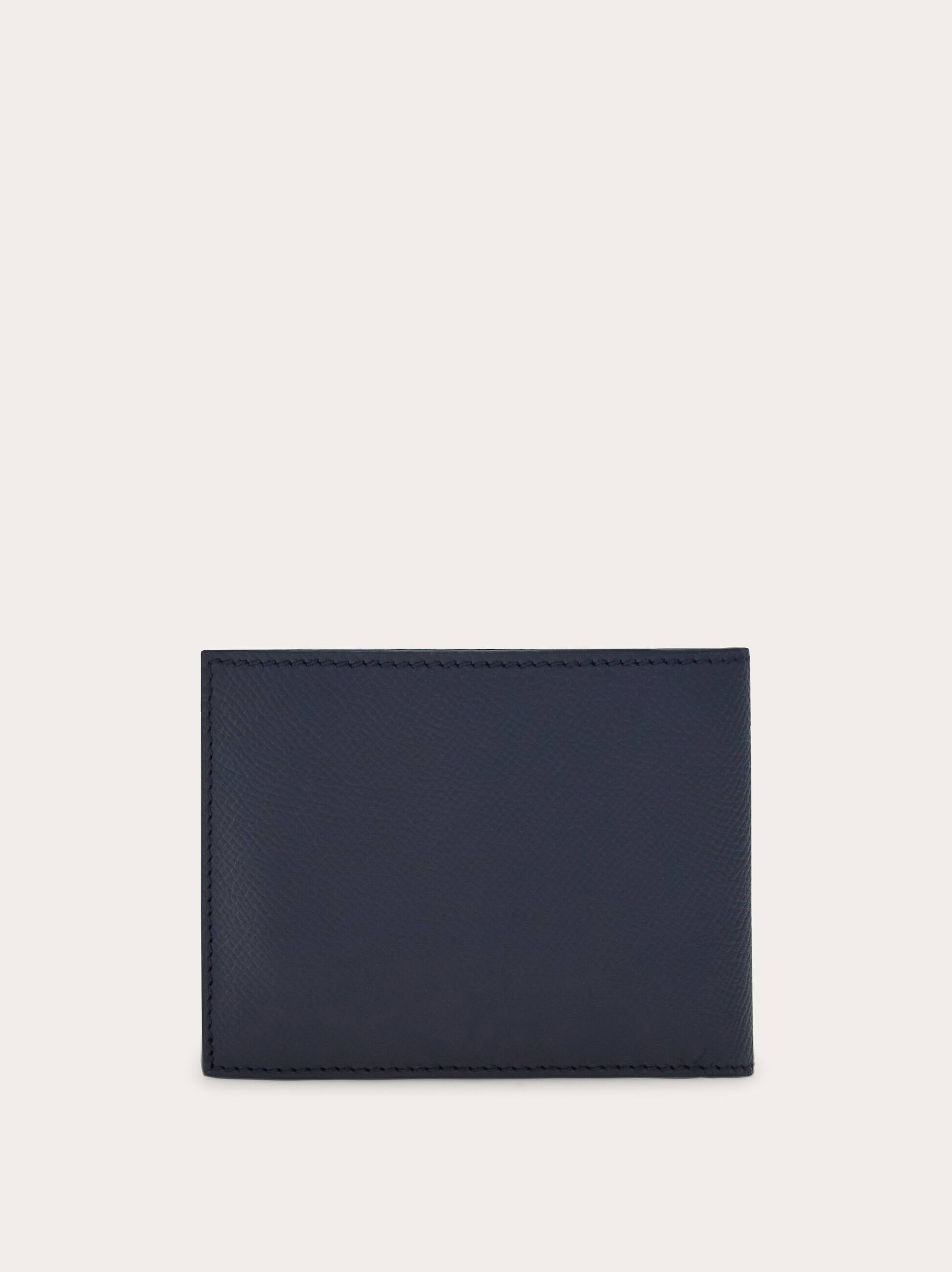  Ferragamo Herren Gancini Brieftasche Blau 