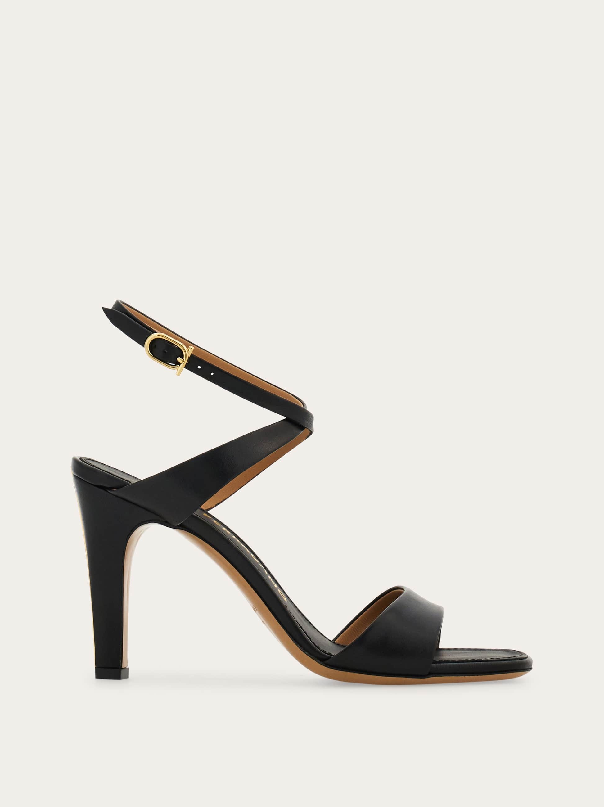 Ferragamo High Heeled Sandal In Black