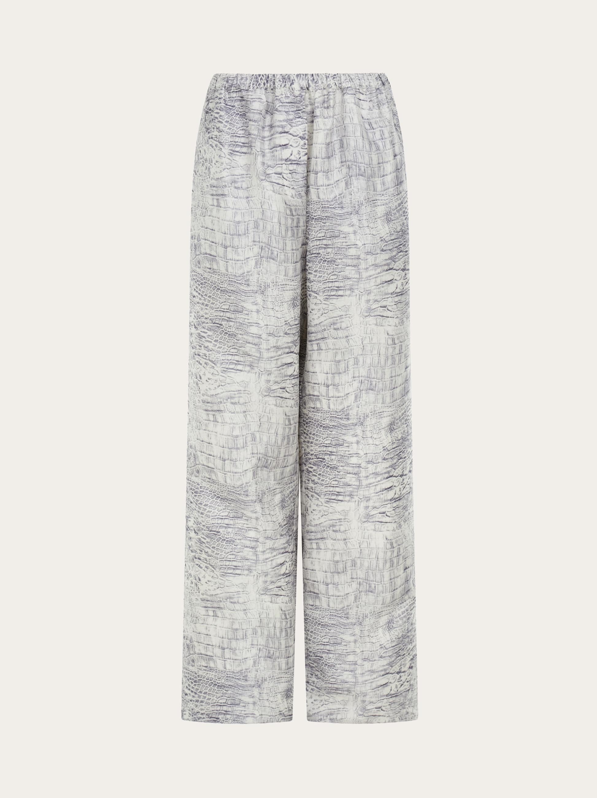 Ferragamo Donna Pantalone morbido Blu