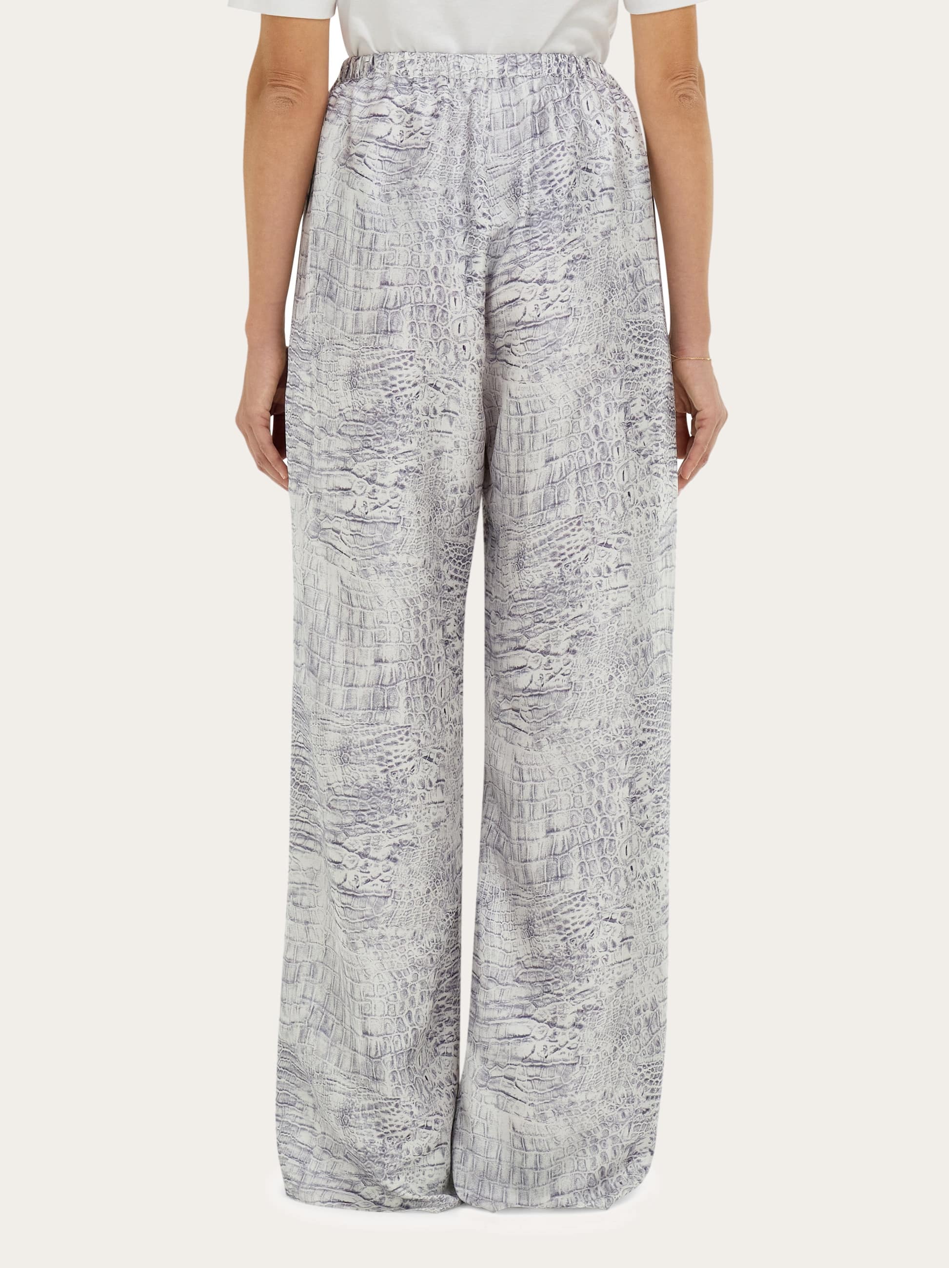  Ferragamo Damen Lockere Hose Blau 