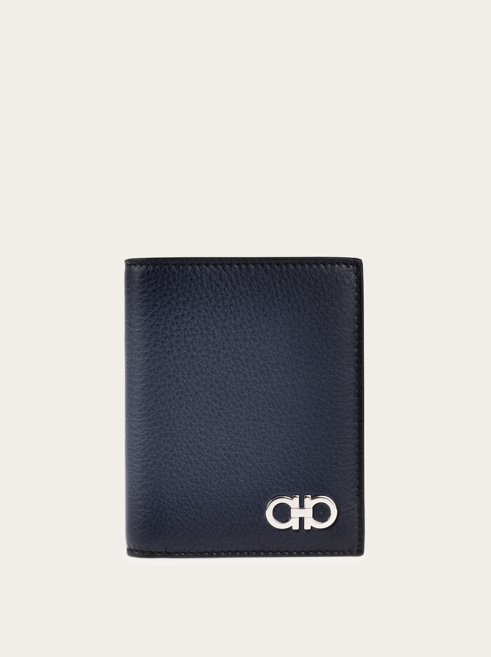 Ferragamo Gancini Wallet In Blue