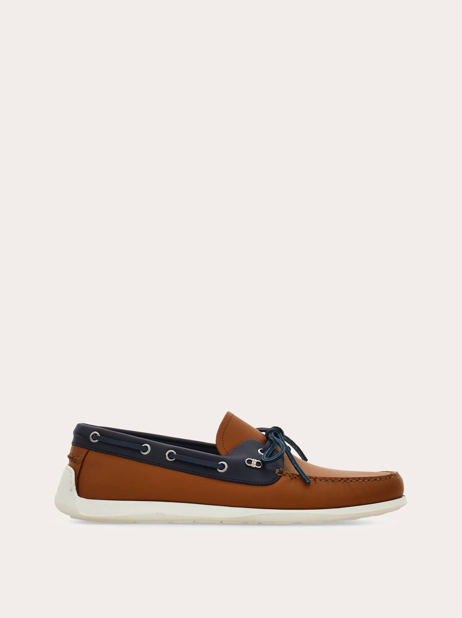 Ferragamo Uomo Boat shoe Marrone Taglia 41