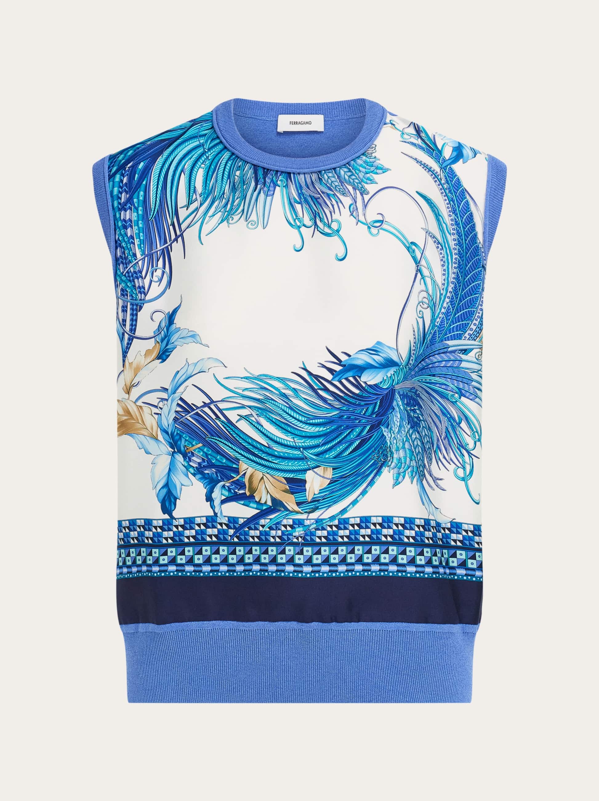 Ferragamo Donna Top in maglia Blu