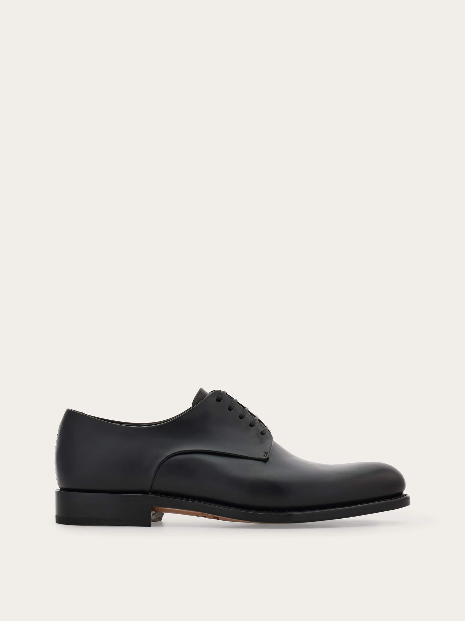 Ferragamo Uomo Derby Tramezza Nero Taglia 40