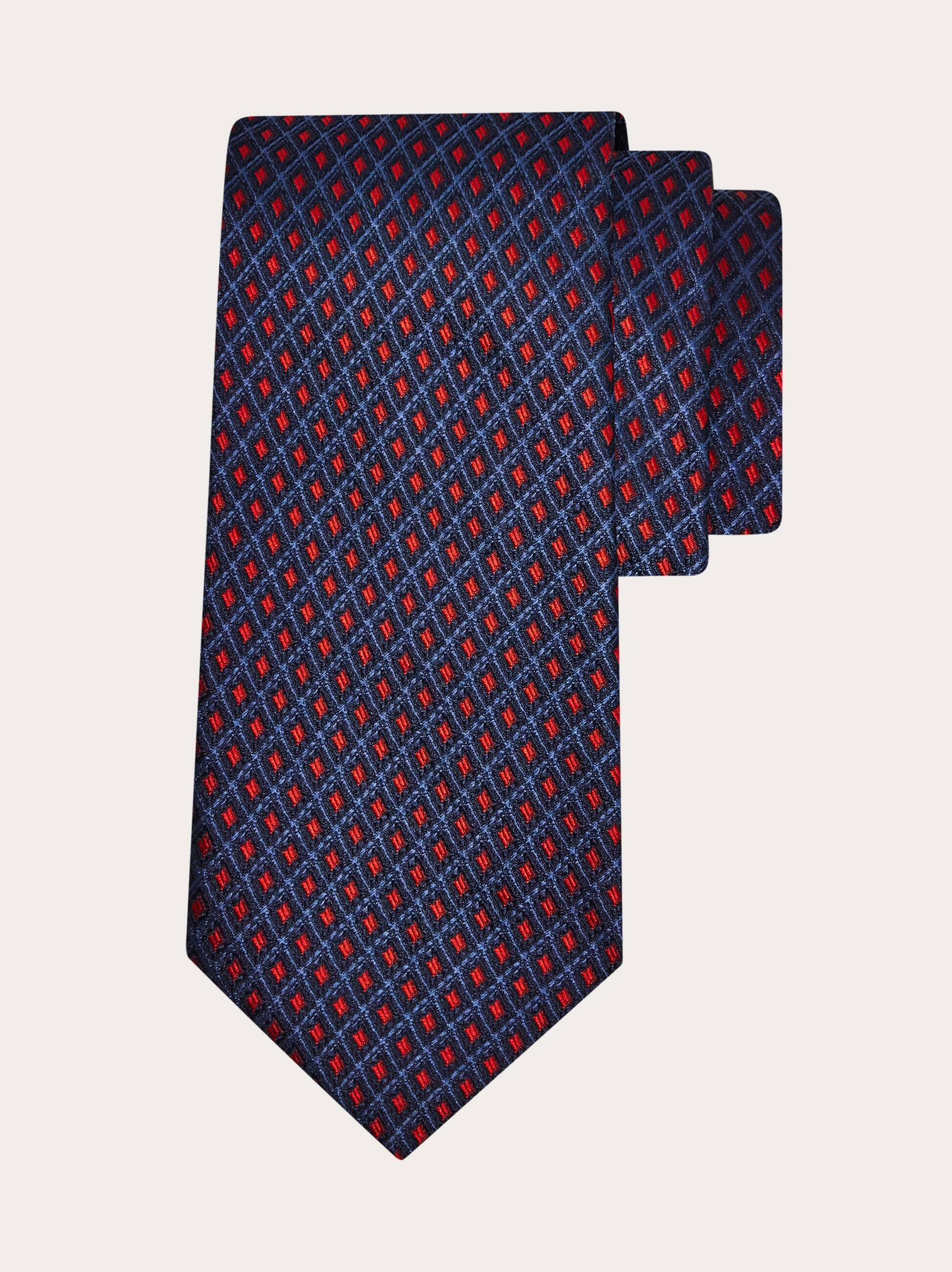 Ferragamo Uomo Cravatta jacquard Blu