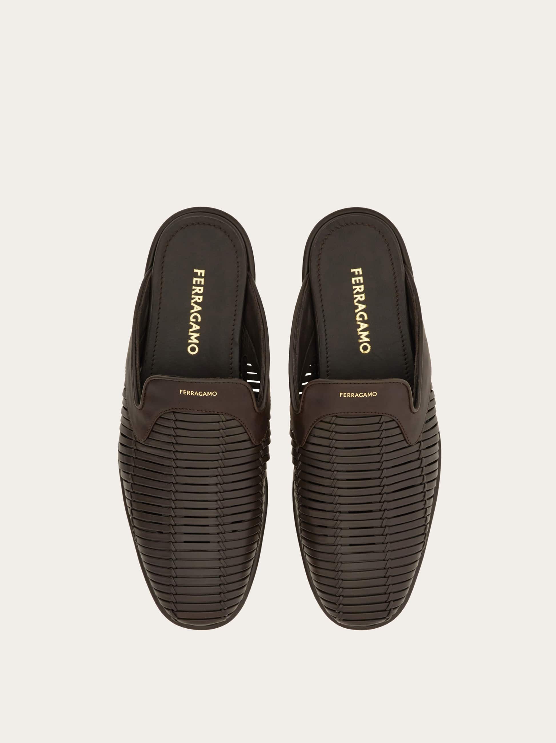  Ferragamo Herren Mule Braun Größe 41 