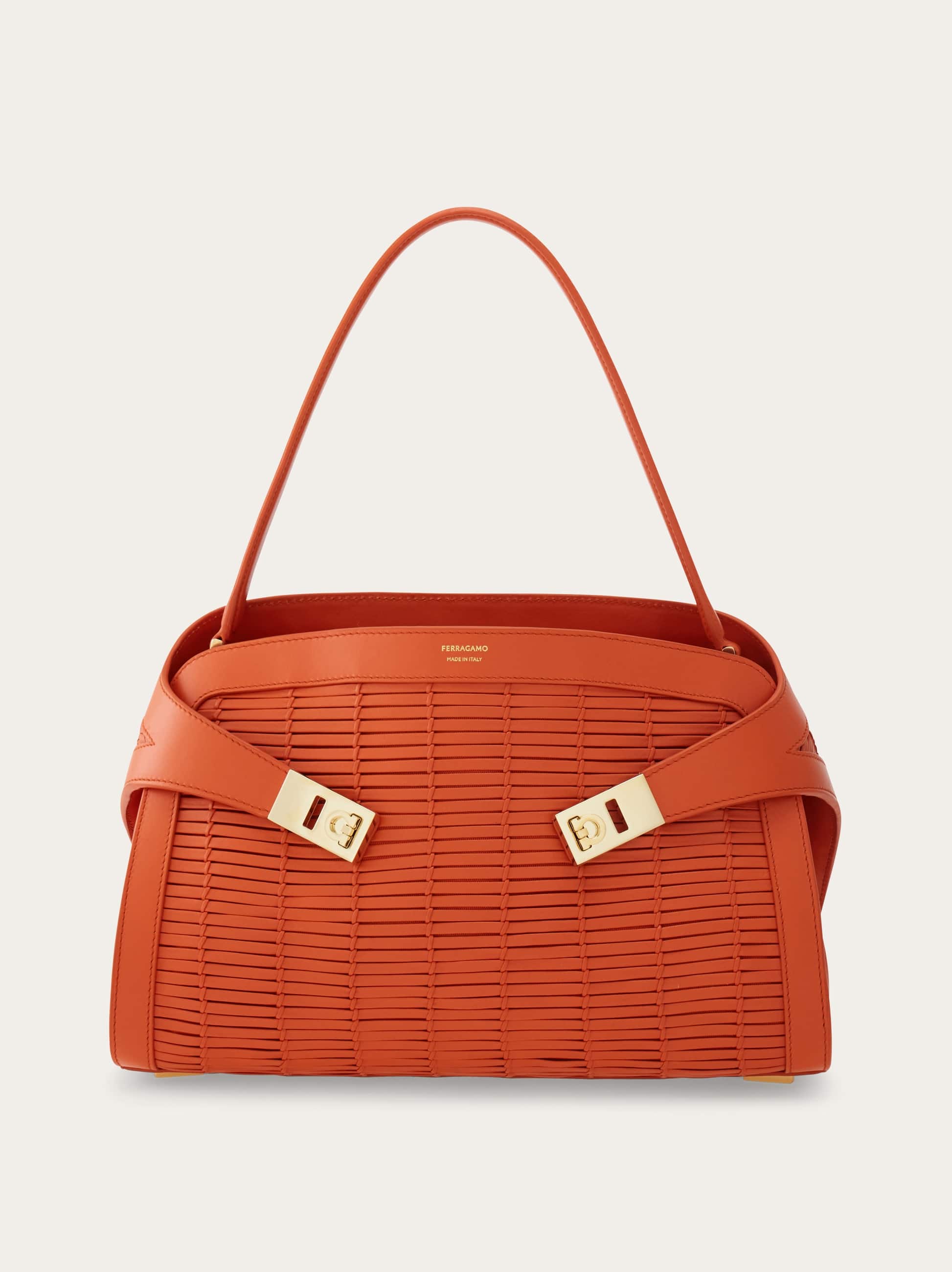 Ferragamo Women Hug handbag (M) Orange