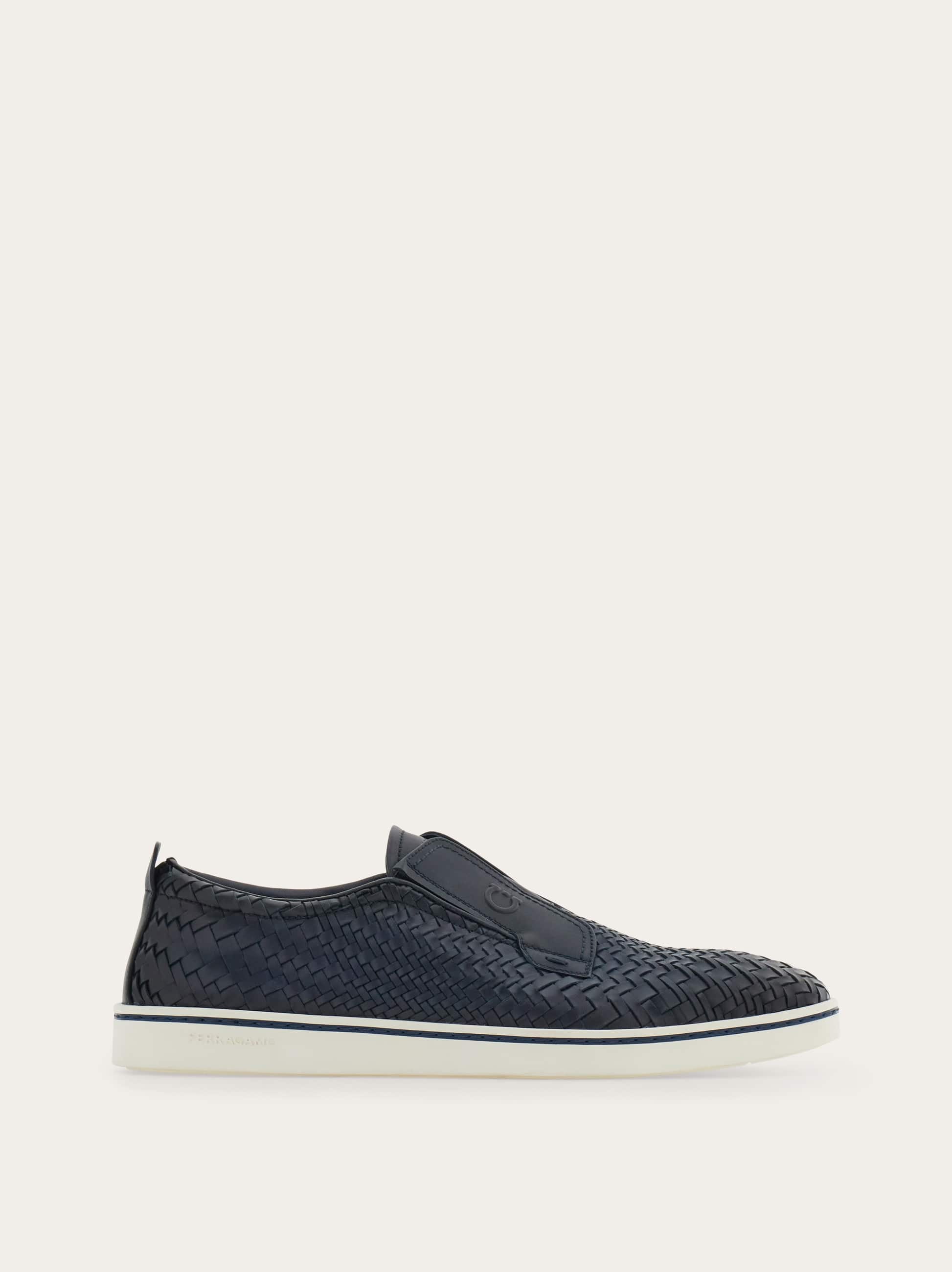Ferragamo Uomo Derby slip on Blu Taglia 41