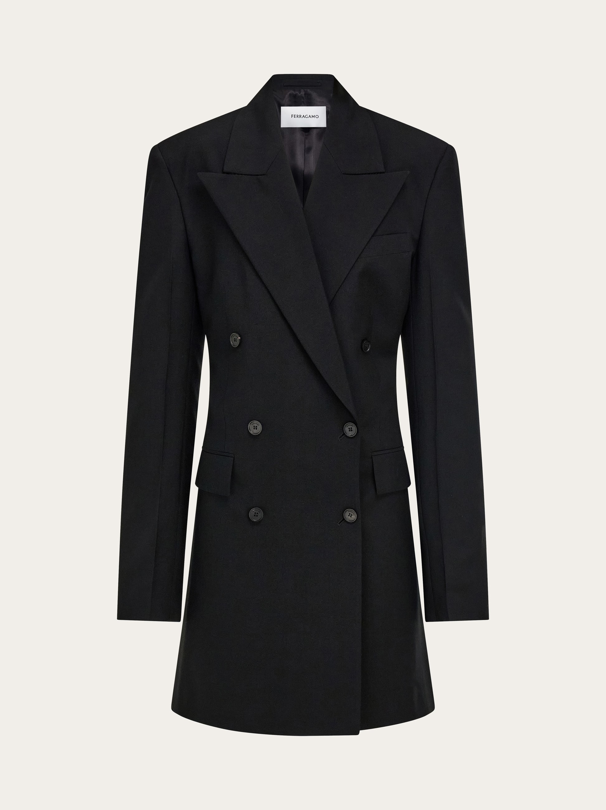 Ferragamo Donna Blazer doppiopetto Nero